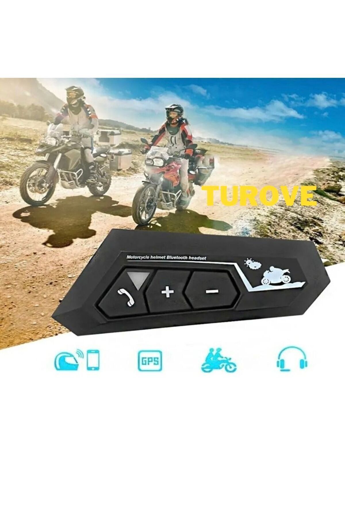 woodhub Kask Kulaklık Motorsiklet Kulaklık 5.0 Bluetooth İntercom Motorsiklet Kulaklık Intercom