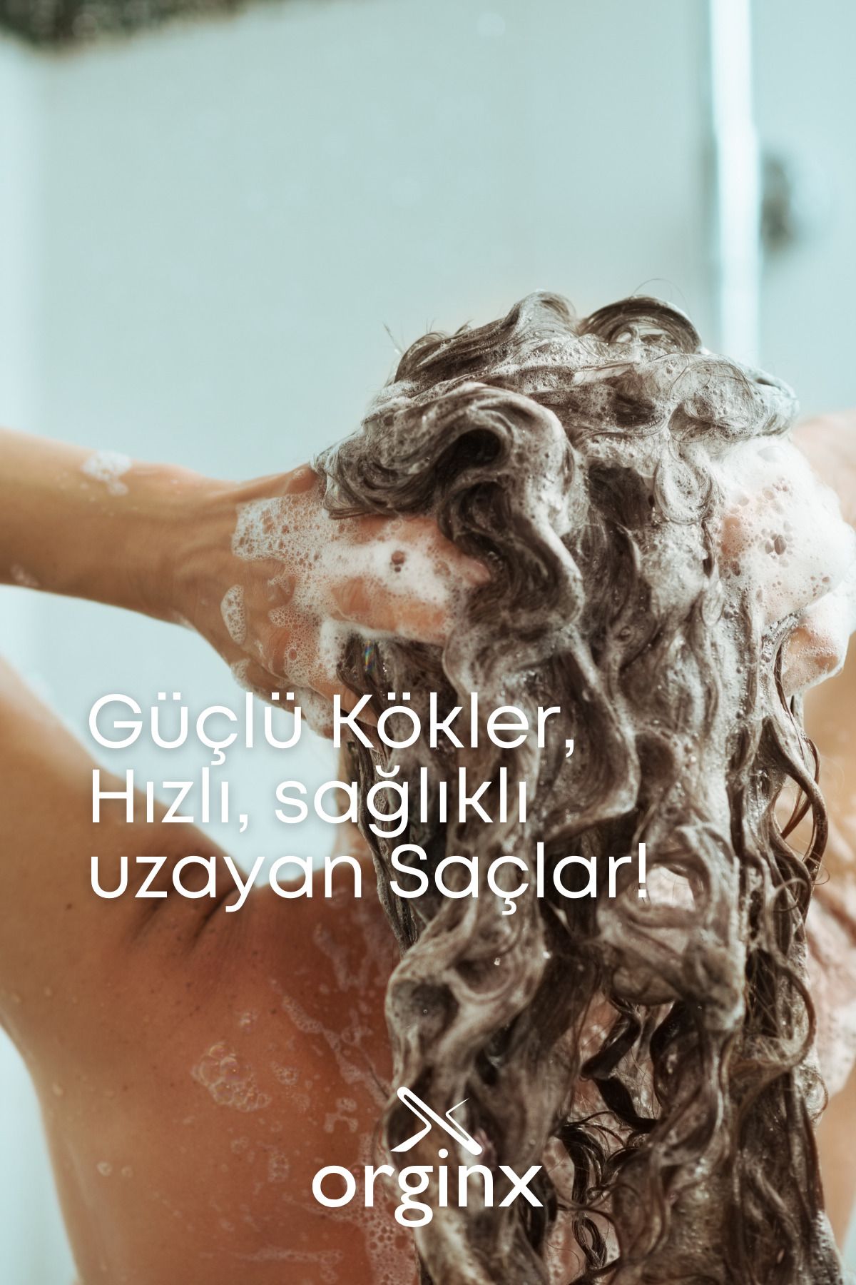 Orginx Kolajen Ve Keratin Saç Dökülmesine Karşı Hızlı Sac Uzatan Dolgunlaştırıcı Onarıcı Besleyici Şampuan-3