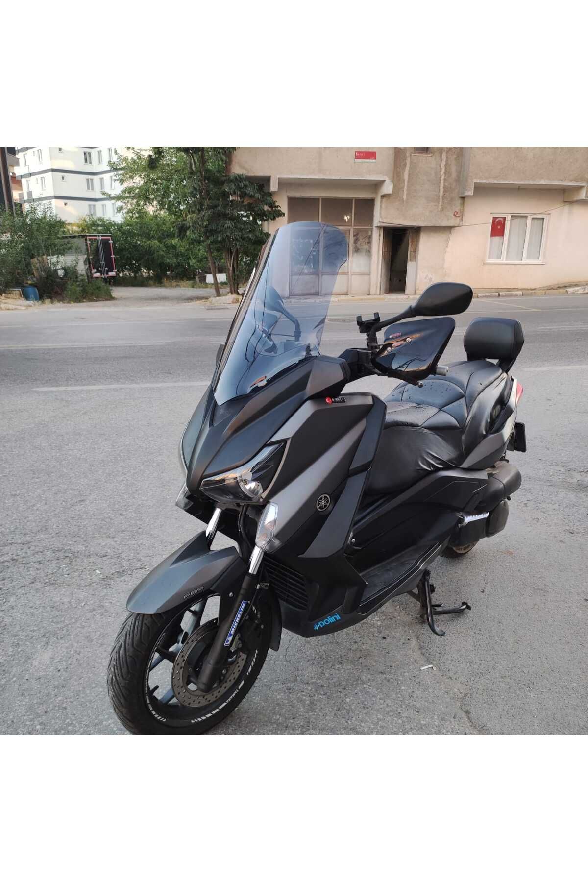 Yamaha Xmax 250 Siperlik Ön Cam 2014 2017 Model 58cm Füme Renkli 4mm