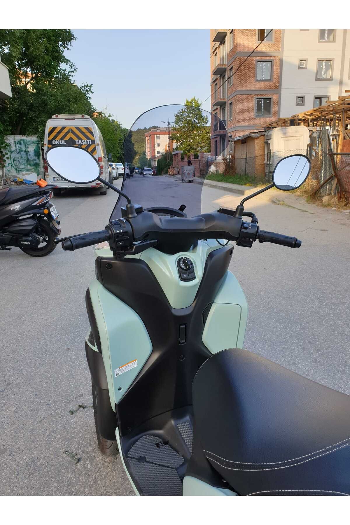 Yamaha Tricity 155 Siperlik Ön Cam 2014 2025 Model 60cm Füme Renkli 4mm
