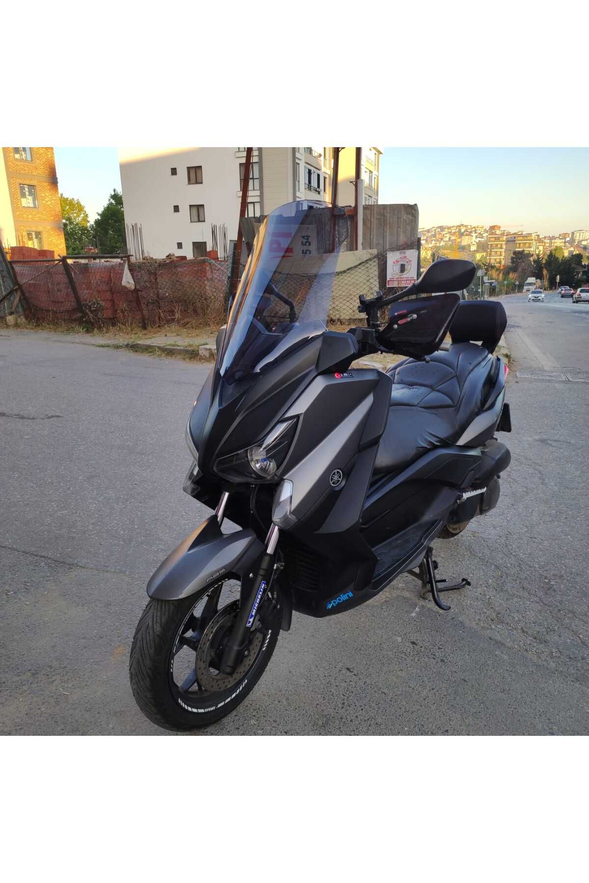Yamaha Xmax 250 Siperlik Ön Cam 2014 2017 Model 58cm Füme Renkli 4mm
