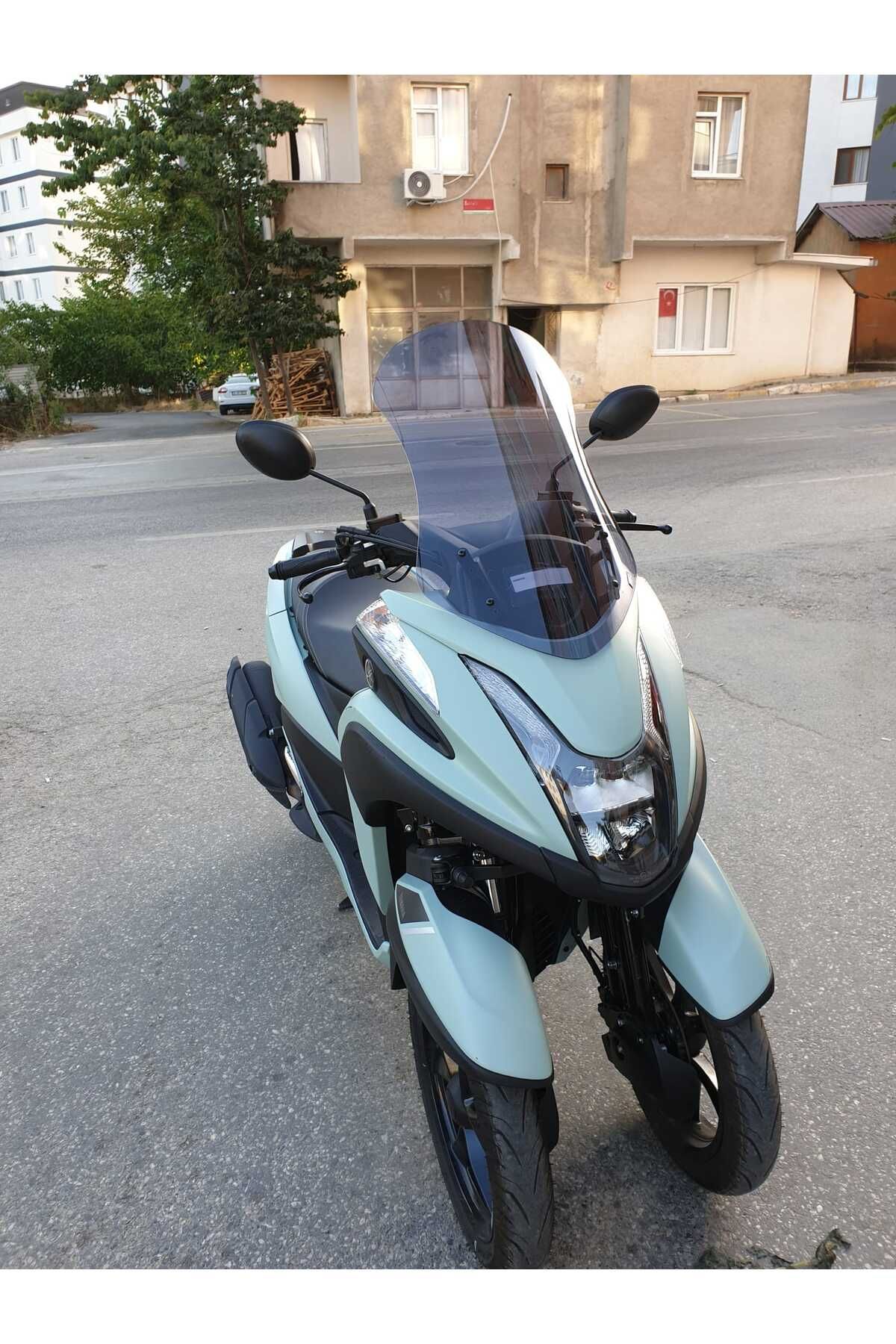 Yamaha Tricity 155 Siperlik Ön Cam 2014 2025 Model 60cm Füme Renkli 4mm
