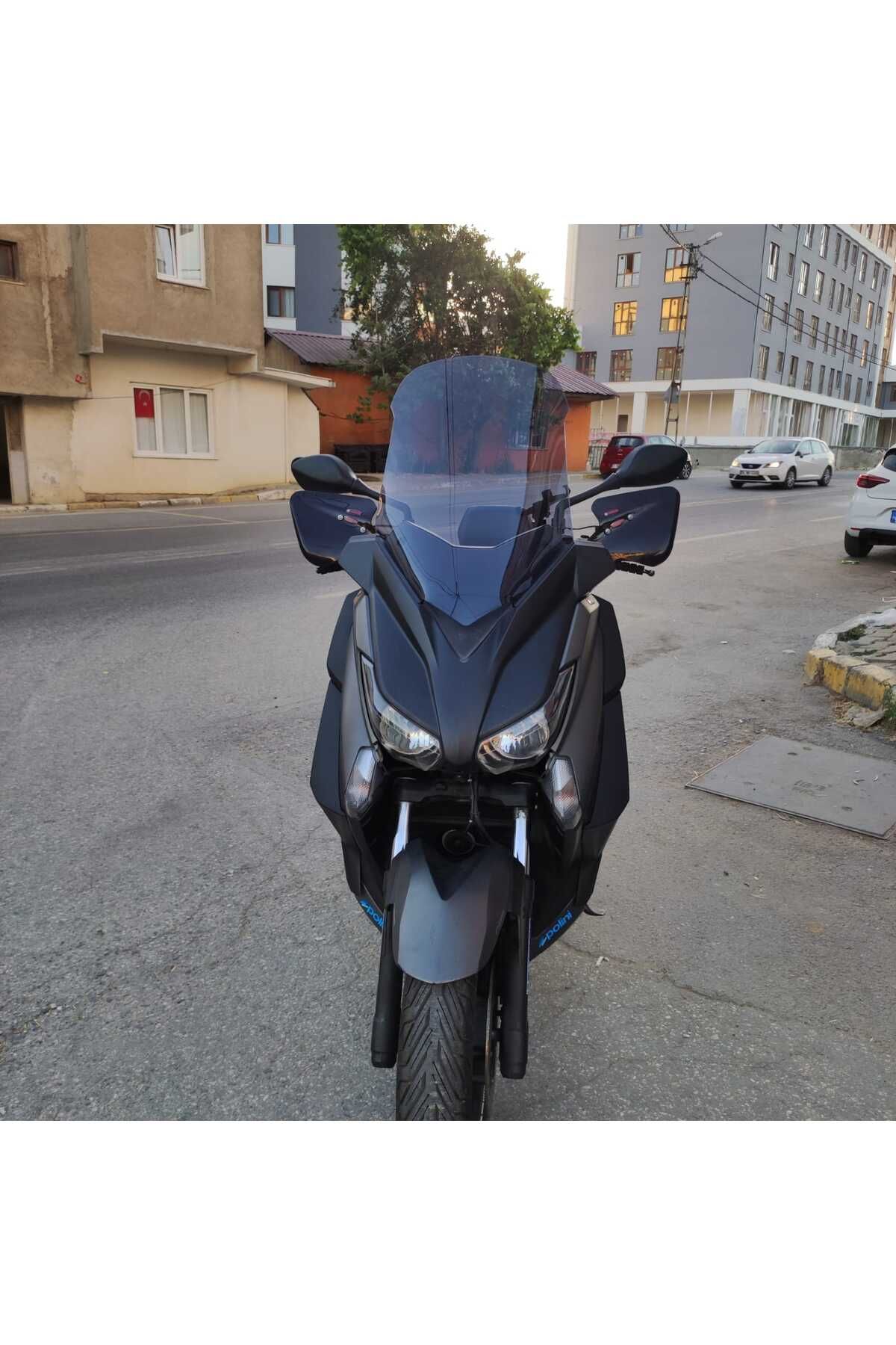 Yamaha Xmax 250 Siperlik Ön Cam 2014 2017 Model 58cm Füme Renkli 4mm