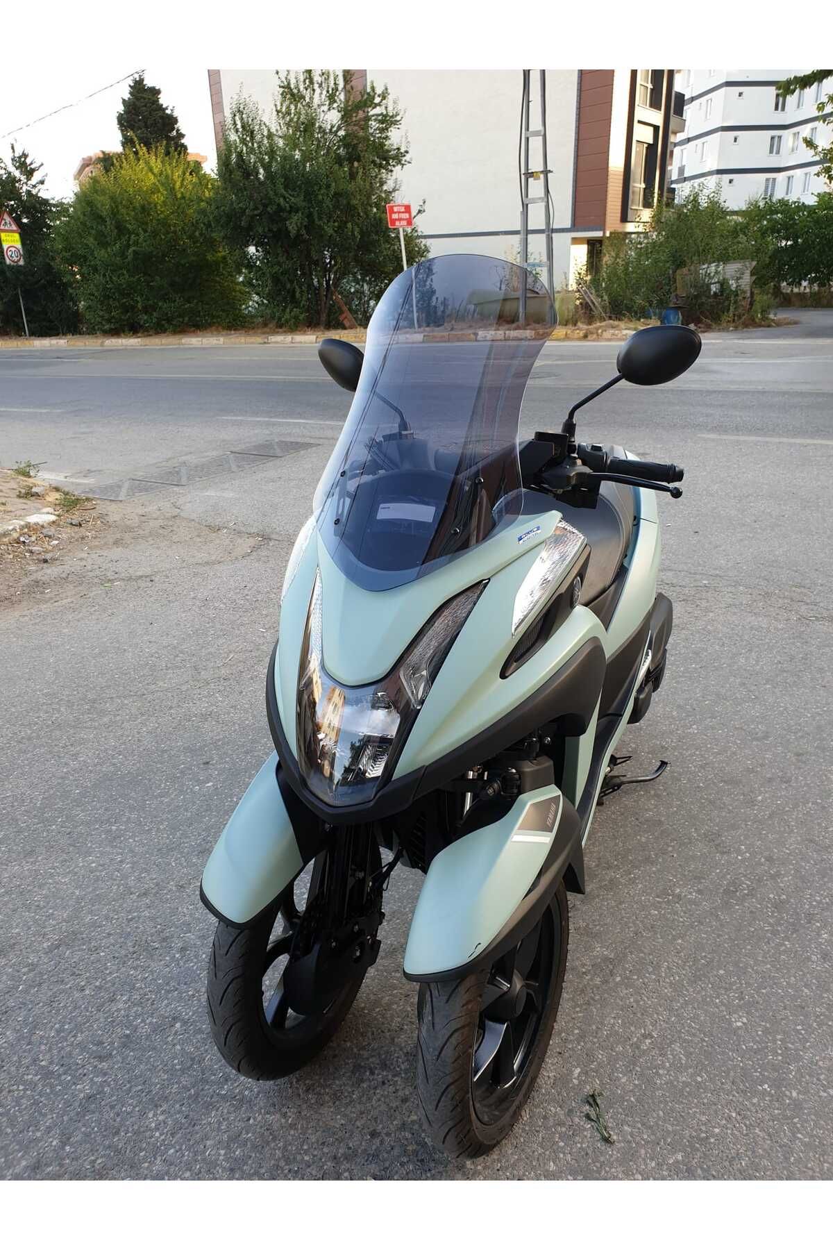 Yamaha Tricity 155 Siperlik Ön Cam 2014 2025 Model 60cm Füme Renkli 4mm