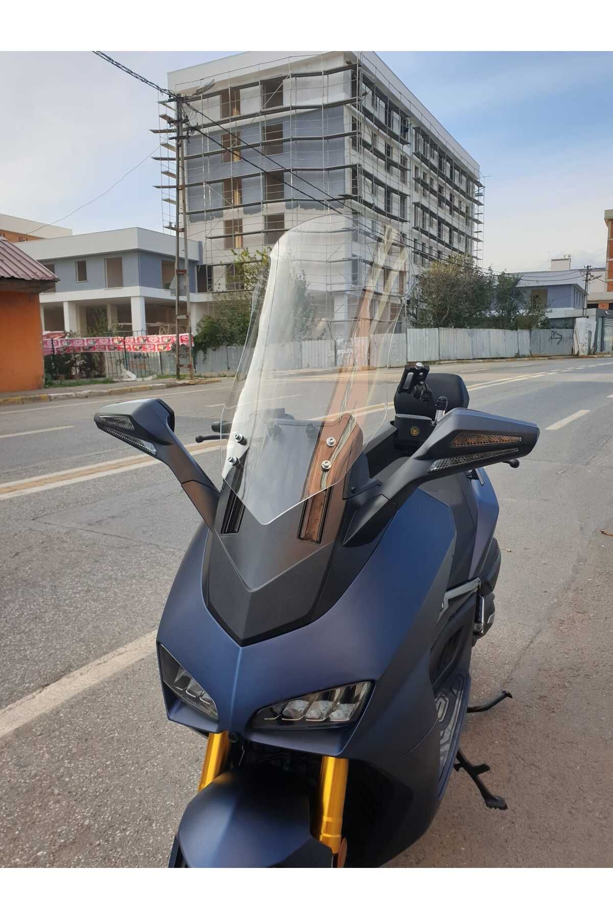 Yuki Huracan 250 Siperlik Ön Cam 2022-2025 Model 70cm Şeffaf Renkli 4mm