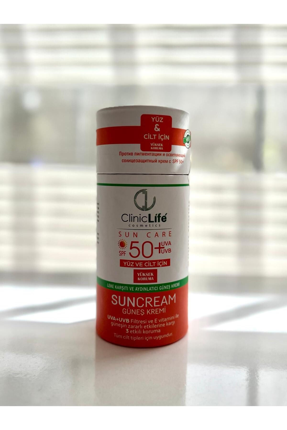 cliniclife Leke Karşıtı ve Aydınlatıcı Güneş Kremi 50+ Spf 100 ml