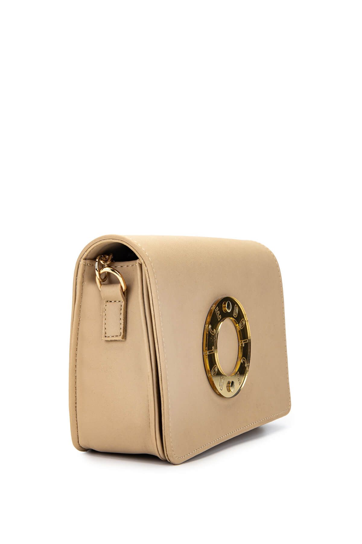 Dolce-Women's Vegan Beige Messenger Bag 3