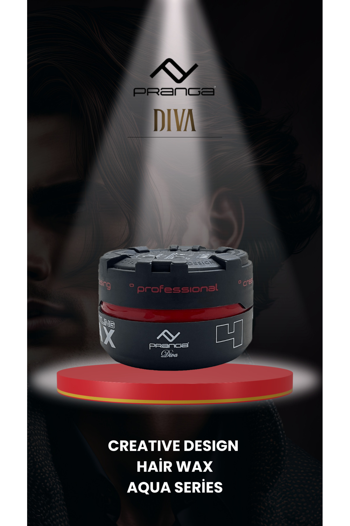 BLACK 04 AQUA SERİES HAİR WAX 150 ml. — PRANGA864 — تصویر 3 از 5