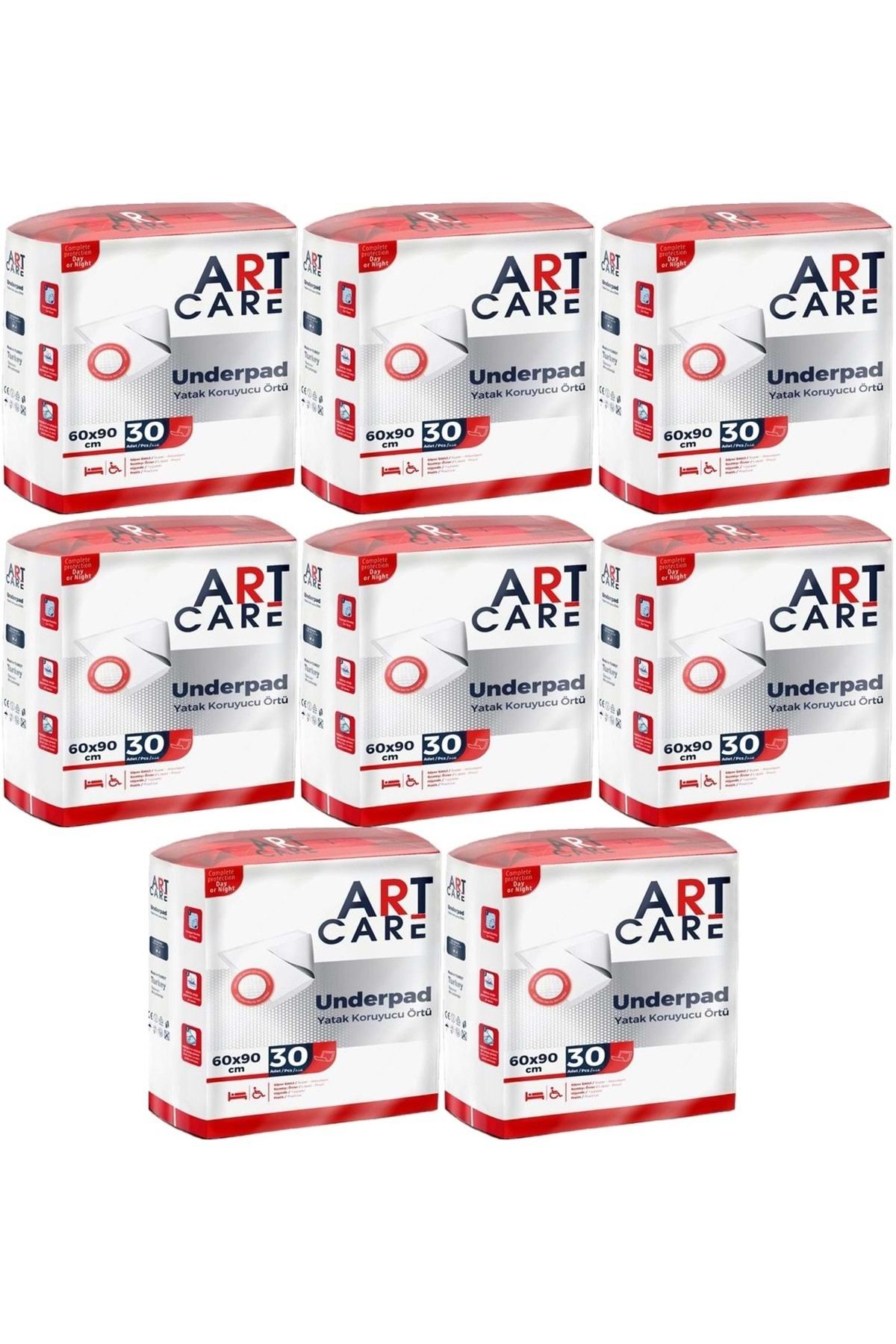 ART CARE Hasta Yatak Koruyucu 60*90CM 240 Adet (8PK*30)