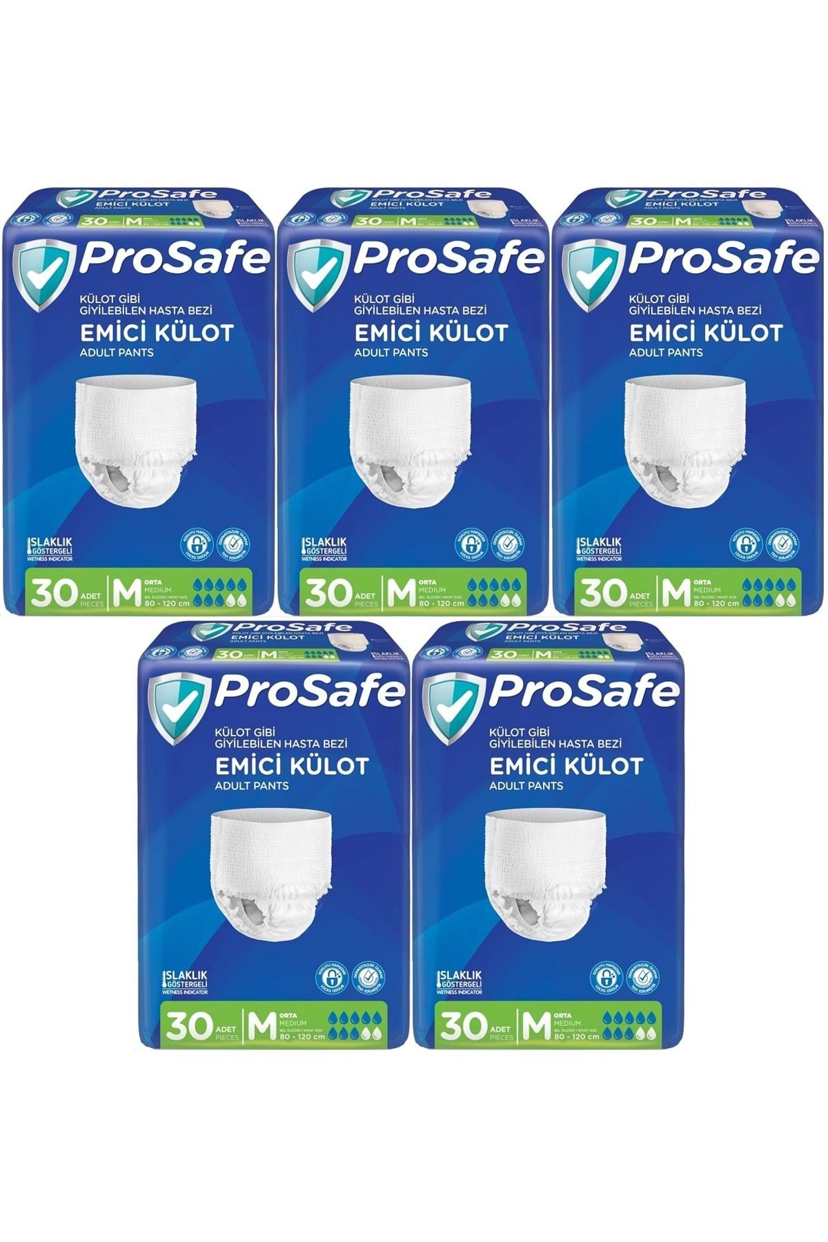 PROSAFE Emici Külot Hasta Bezi Orta-Medium 150 Adet (5PK*30)