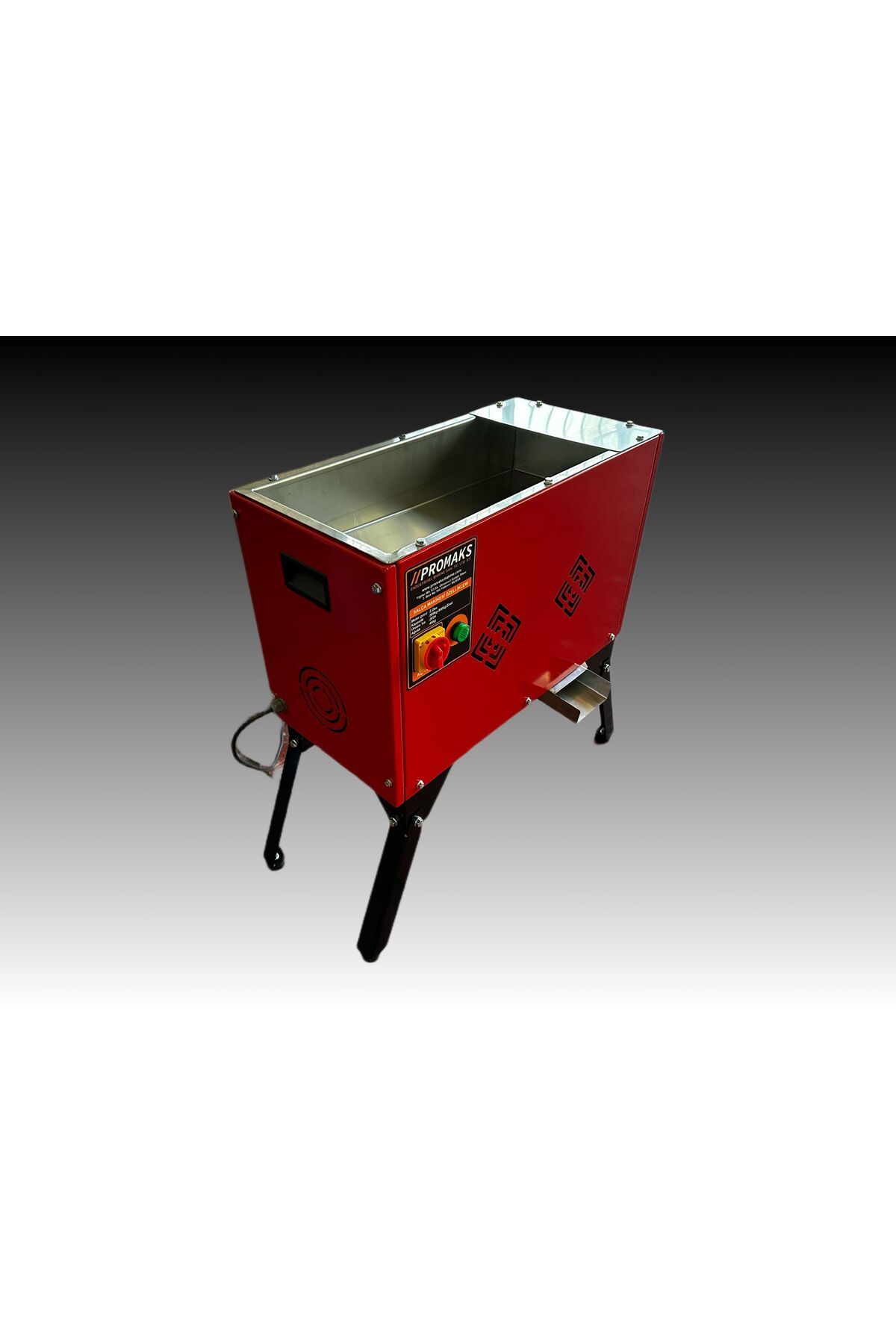 DEKORANLA Yüksek Kapasiteli Salça Makinesi 2.2kw, 500-800kg/saat, 220v