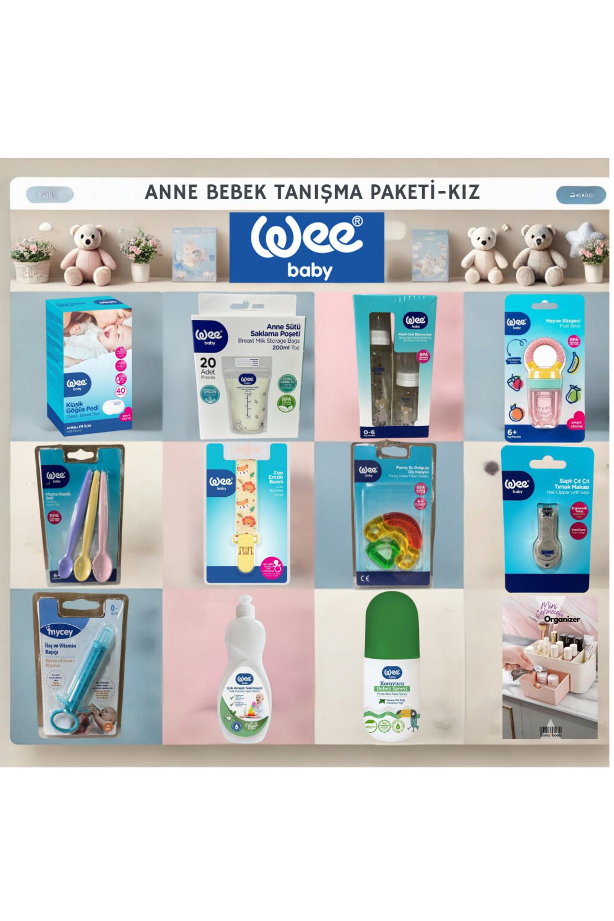 Wee Baby Anne Bebek Tanışma Paketi - Kız