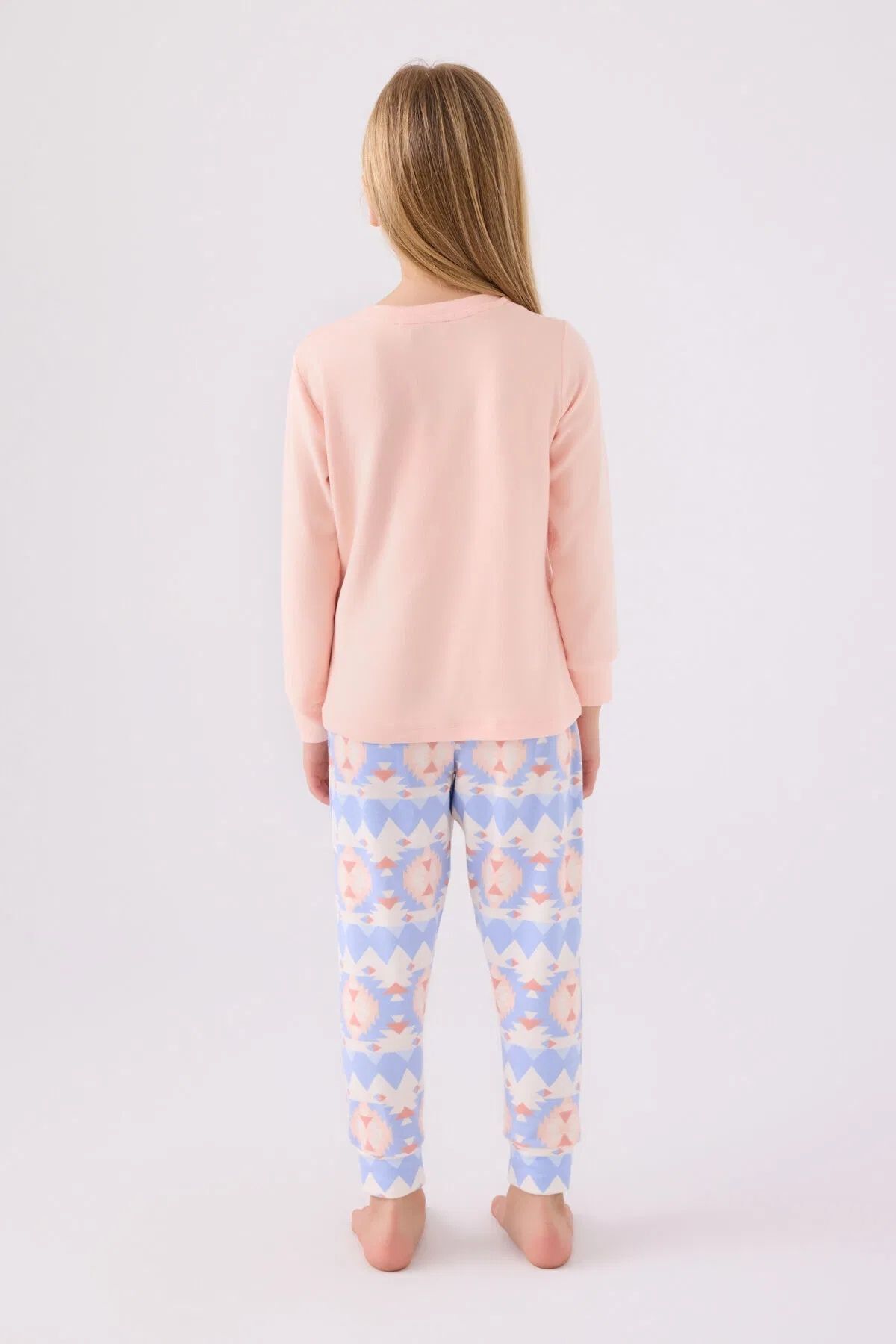 Arnetta-Two-Piece Set for Mother and Daughter - Salmon 4
