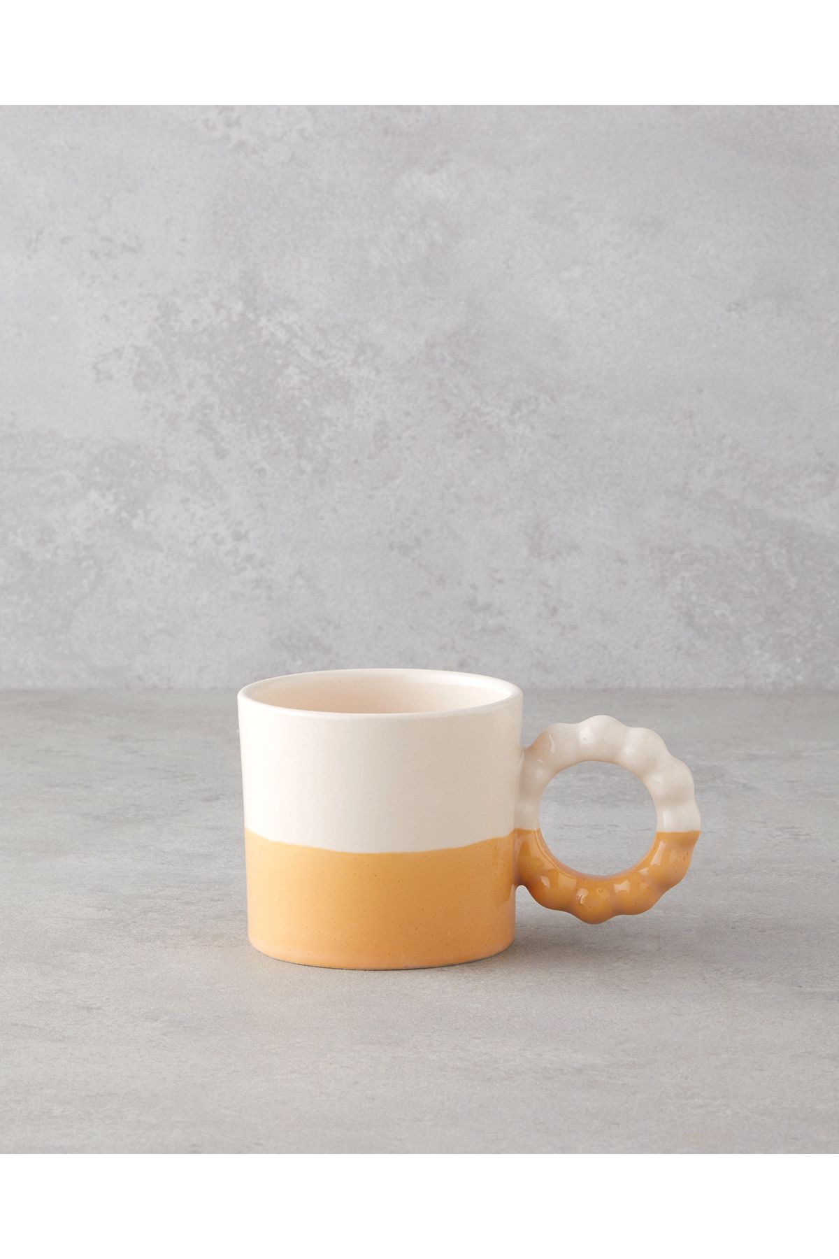 English Home-Yellow Ceramic Mug - Flowly 260 ml 1