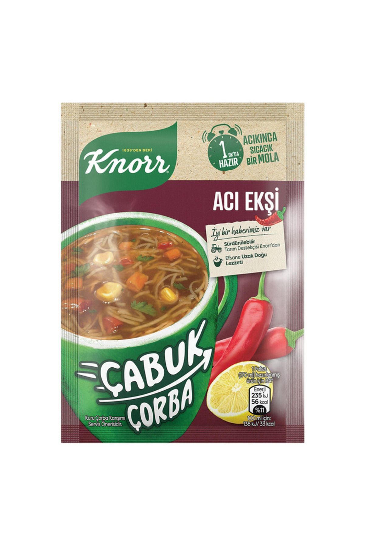 Knorr Çabuk Çorba Acı Ekşi 19 Gr