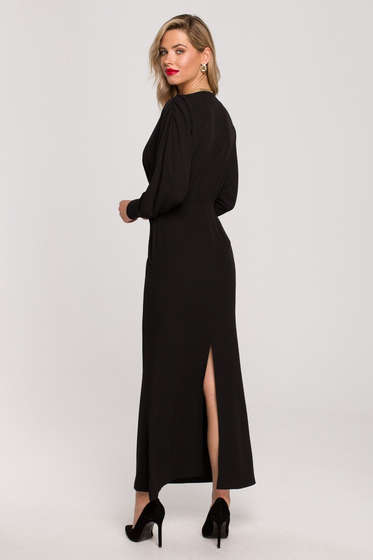 Makover-Rochie lunga cu top in stil kimono 3