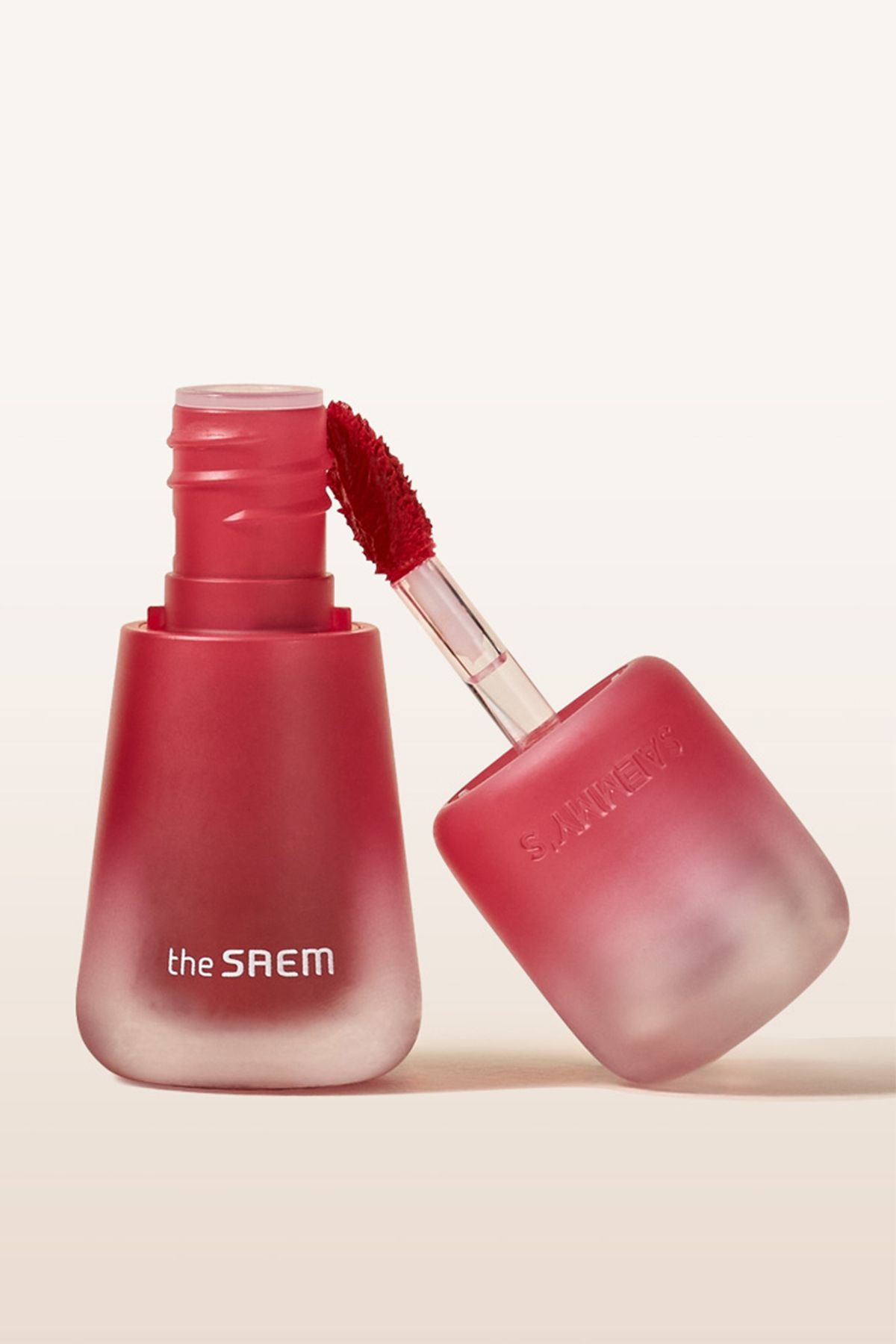 THE SAEM-Saemmy's Crema Velvet Tint- Tint-06 Cherry Topping with Velvet Finish, Natural Look and Intense Color 6
