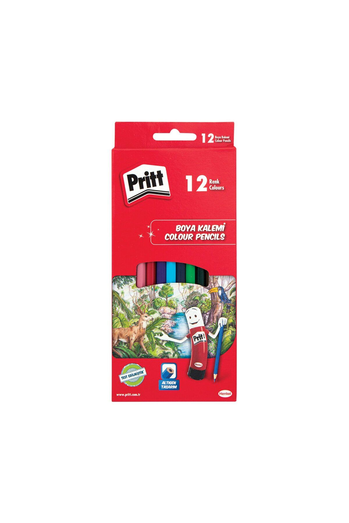 Pritt 12 Renk Silinebilir Mum Boya 1433960