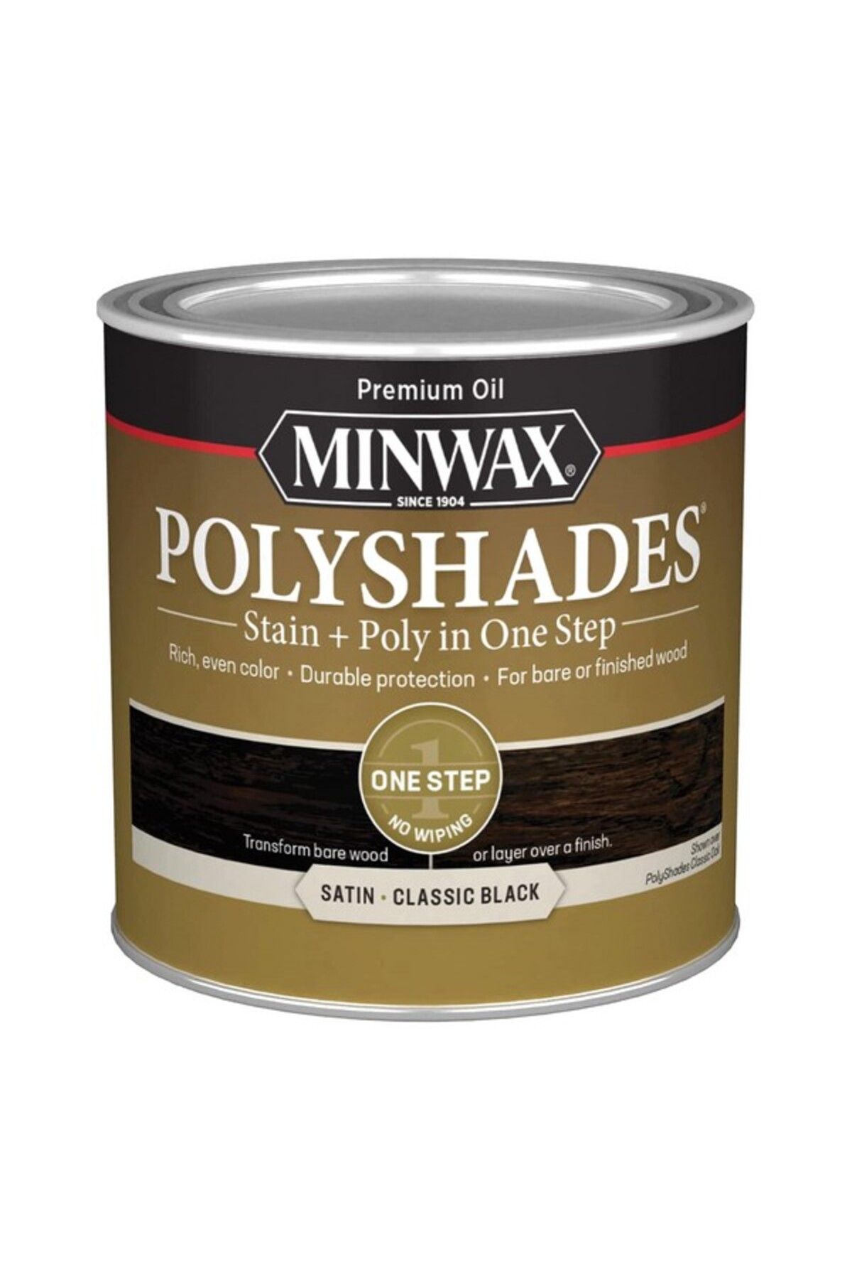 Minwax-PolyShades Stain and Polyurethane in 1 Step with Satin Finish 284ml 1