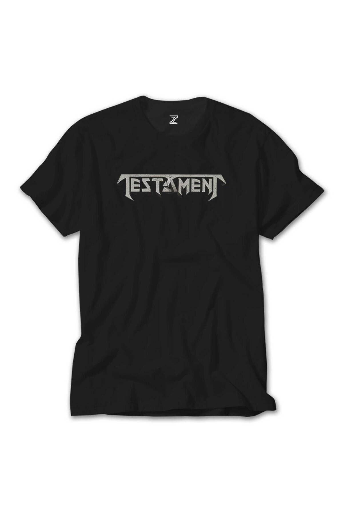 WAKHA Testament Logo Siyah Tişört