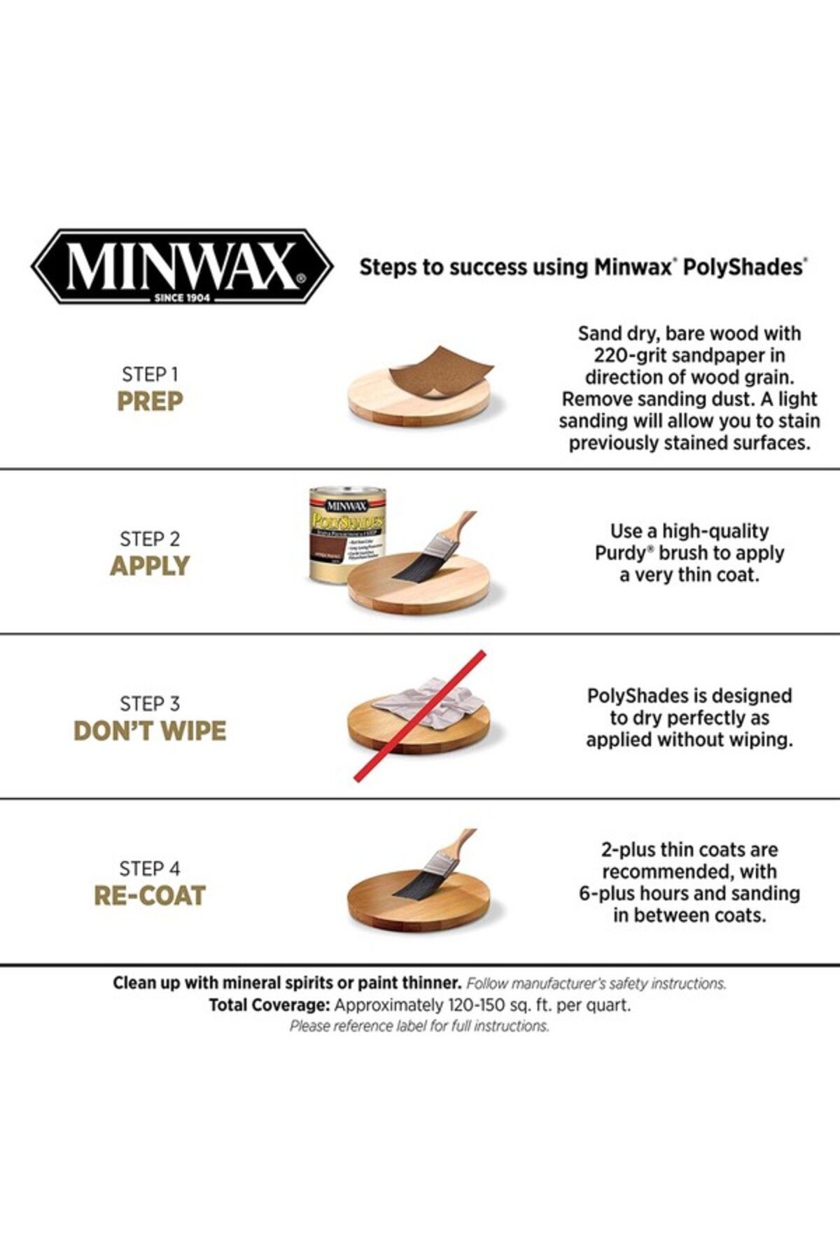 Minwax-PolyShades Stain and Polyurethane in 1 Step with Satin Finish 284ml 3