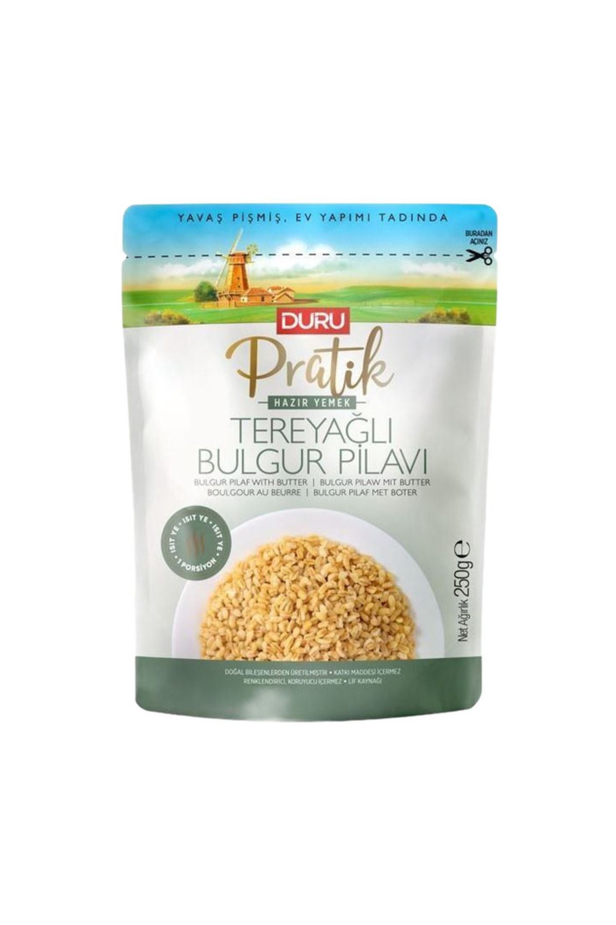 Duru Bakliyat Pratik Tereyağlı Bulgur Pilavı 250 Gr