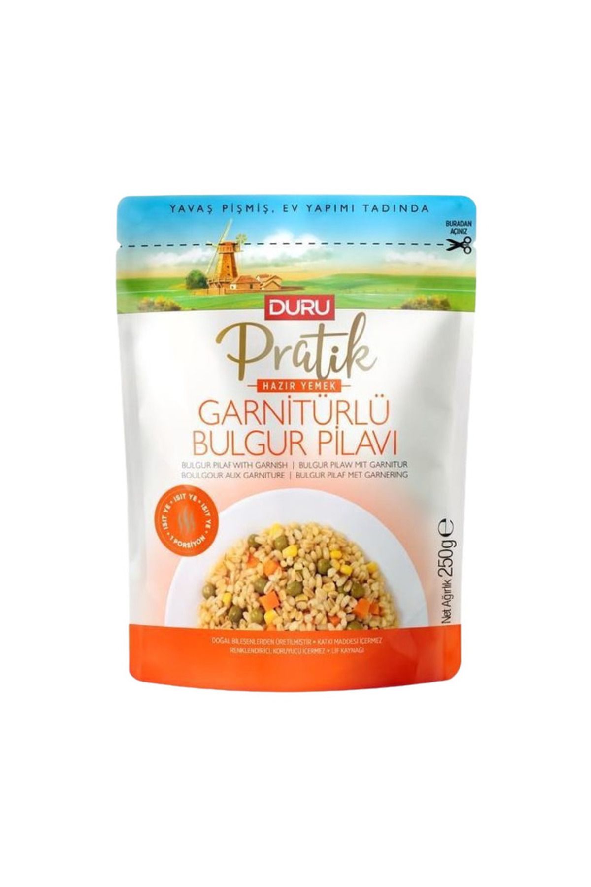 Duru Bulgur Pilavı Pratik Garnitürlü 250 Gr