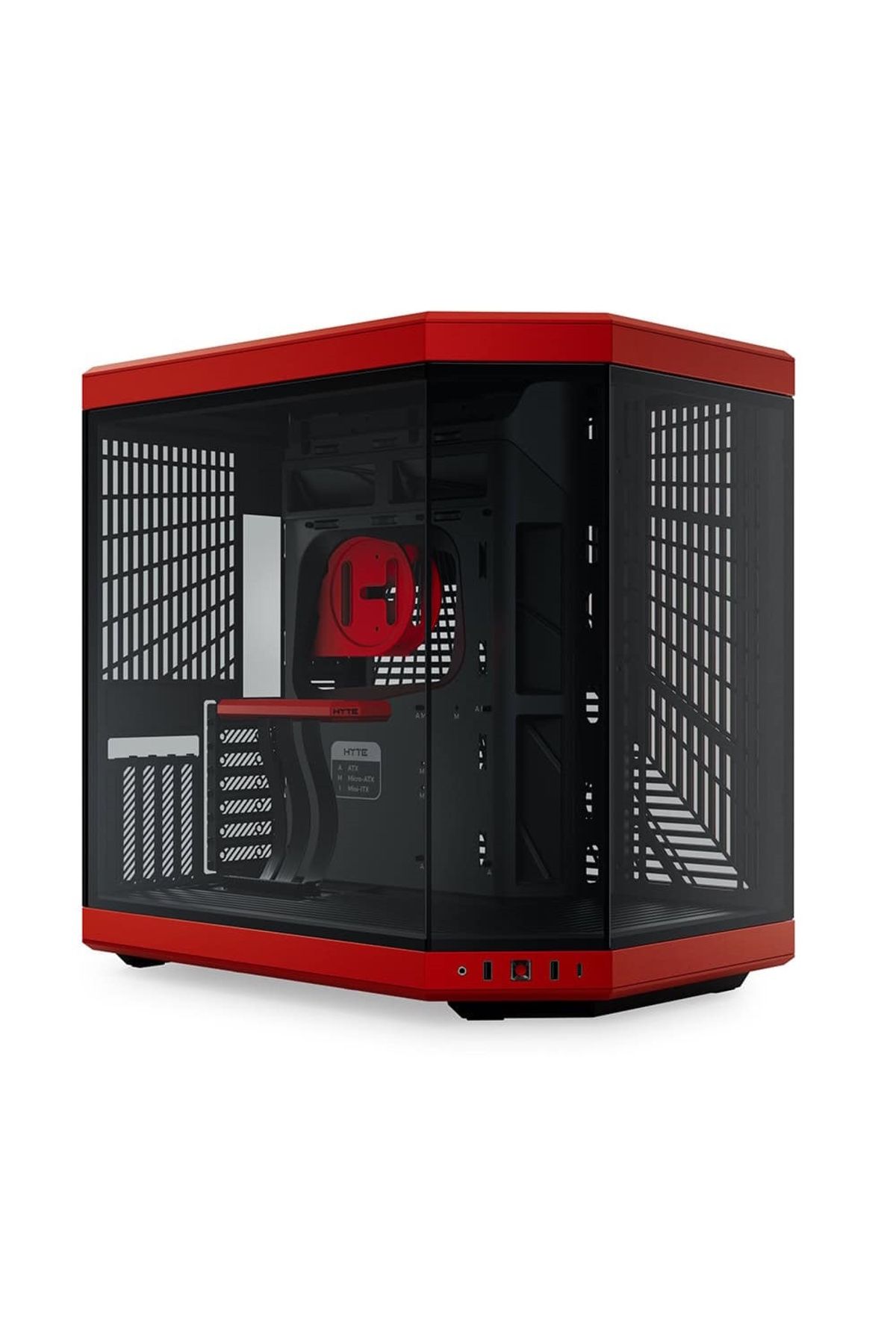 HYTE Y70 Black Cherry Temperli Cam USB 3.2 E-ATX Dual Chamber Mid Tower Gaming Kasa (CS-HYTE-Y70-BR)