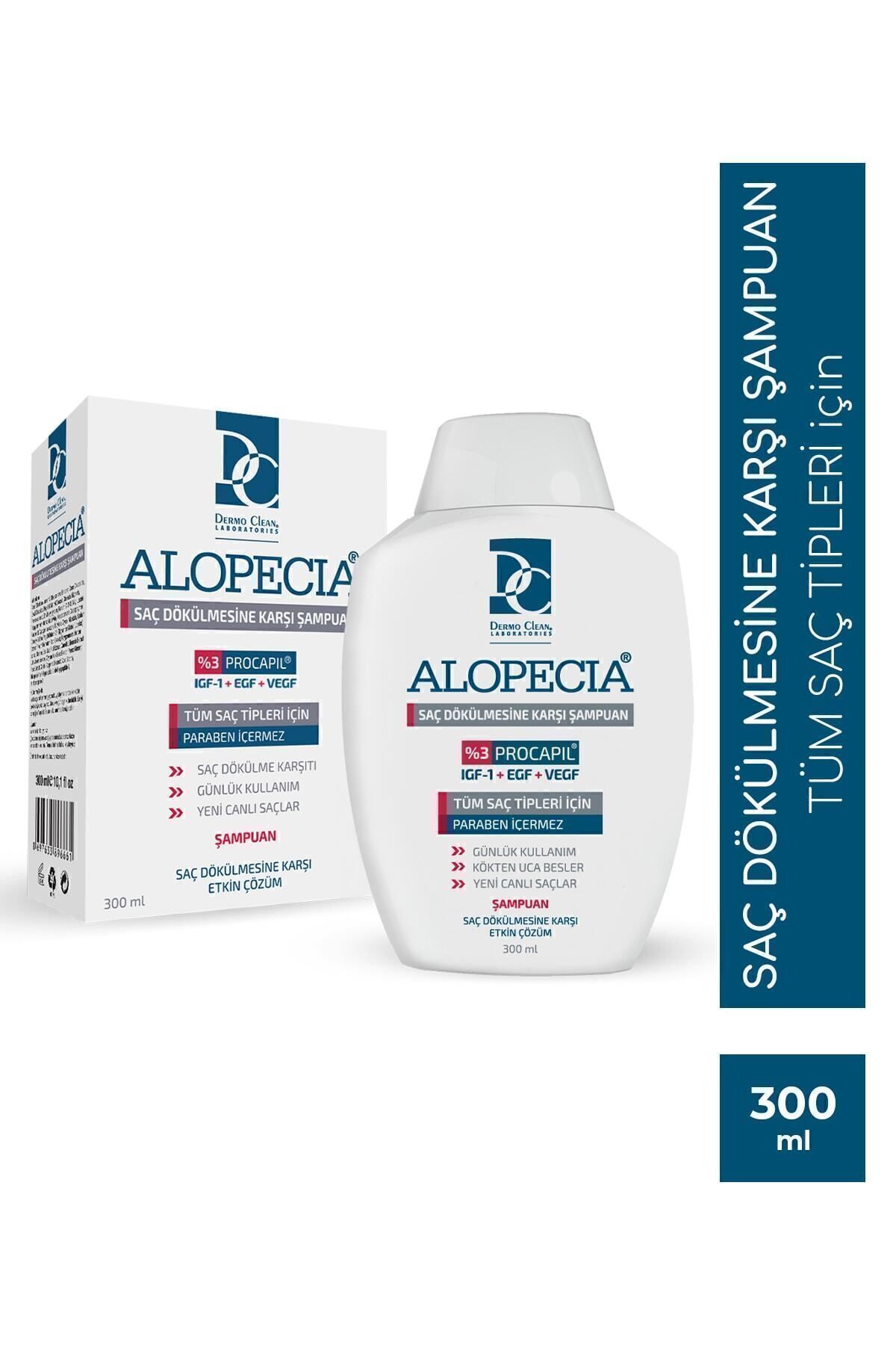 Alopecia Procapil Ve Igf Içerikli Saç Dökülmesine Karşı Şampuan 300 Ml-5