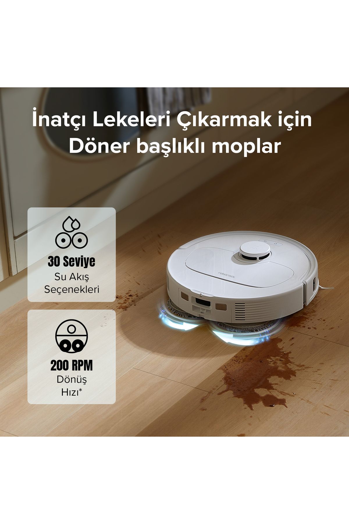 Roborock Qrevo S Akıllı Robot Süpürge - Beyaz-4