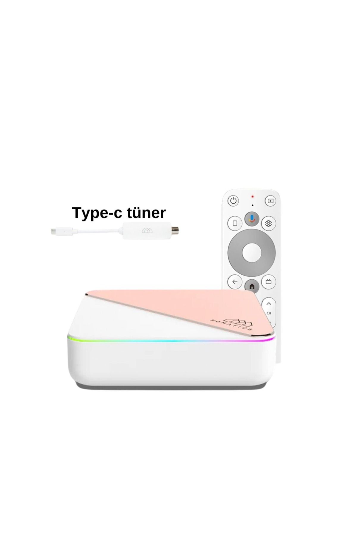 Homatics Box R 4k Plus Lisanslı Android Tv Box (4GB RAM / 32GB DEPOLAMA) Type-c Dvbs2 Tuner