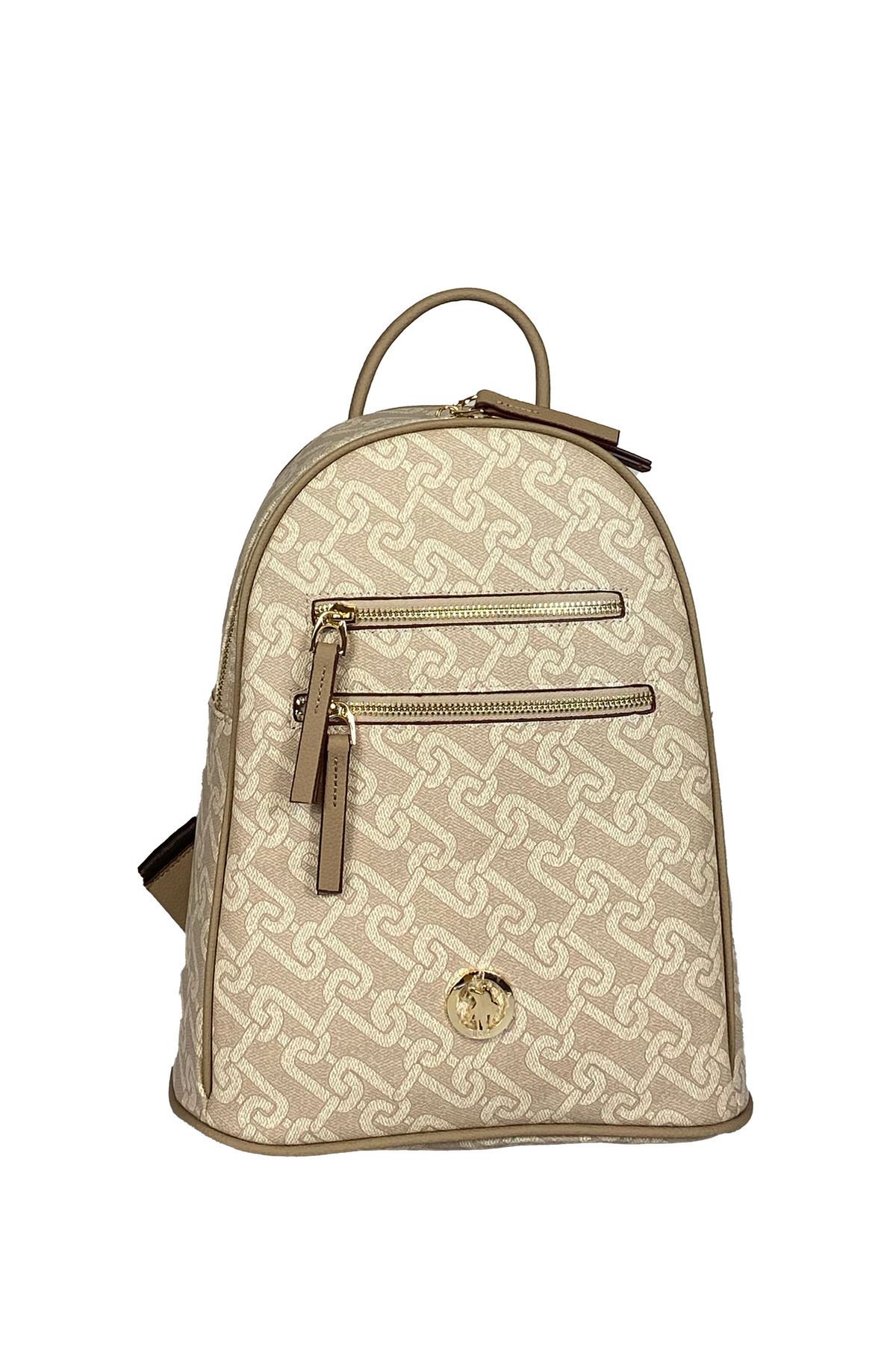 U.S. Polo Assn.-Beige Women's Backpack Us24528 1