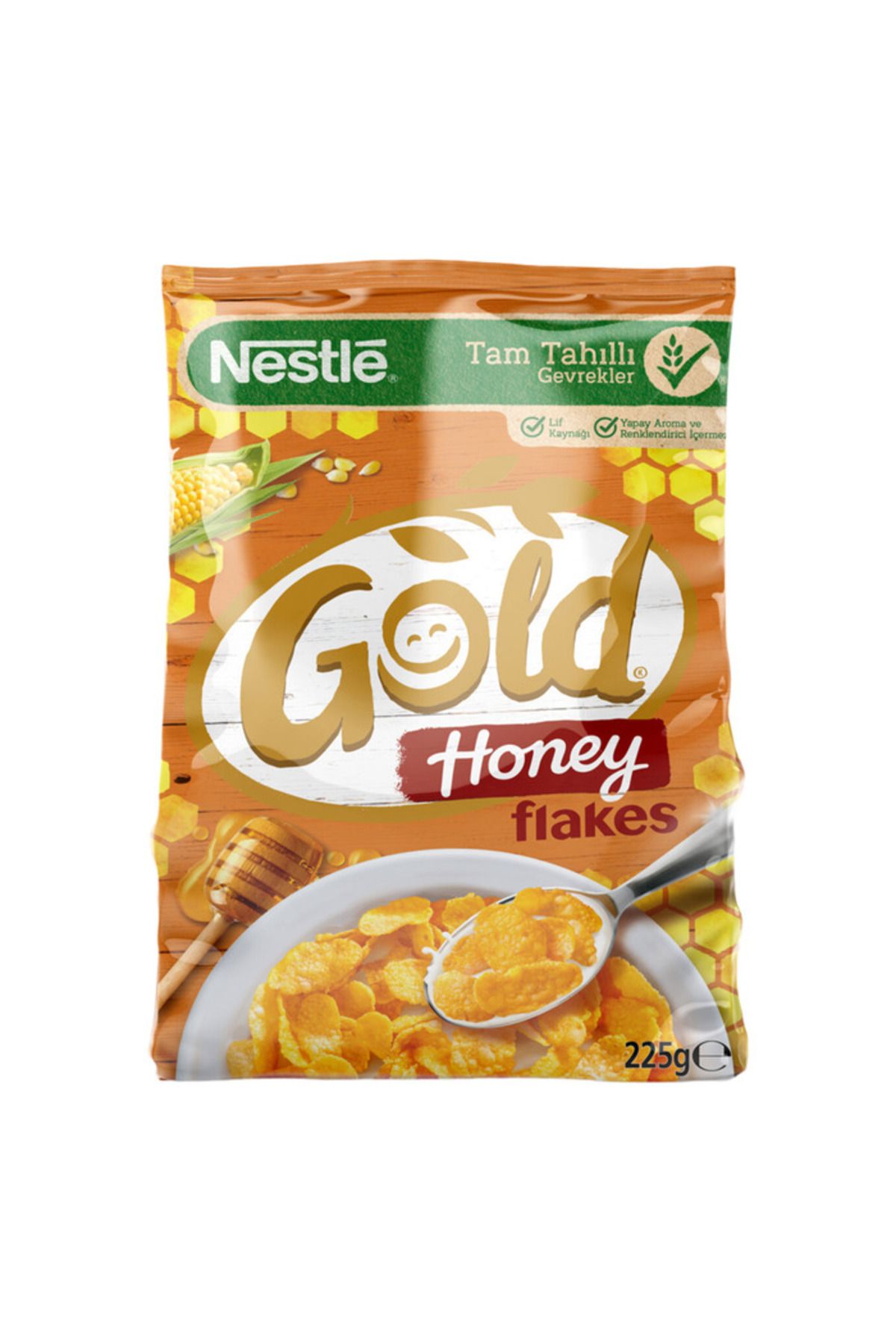 Nestle Mısır Gevreği Gold Flakes Ballı 225 Gr