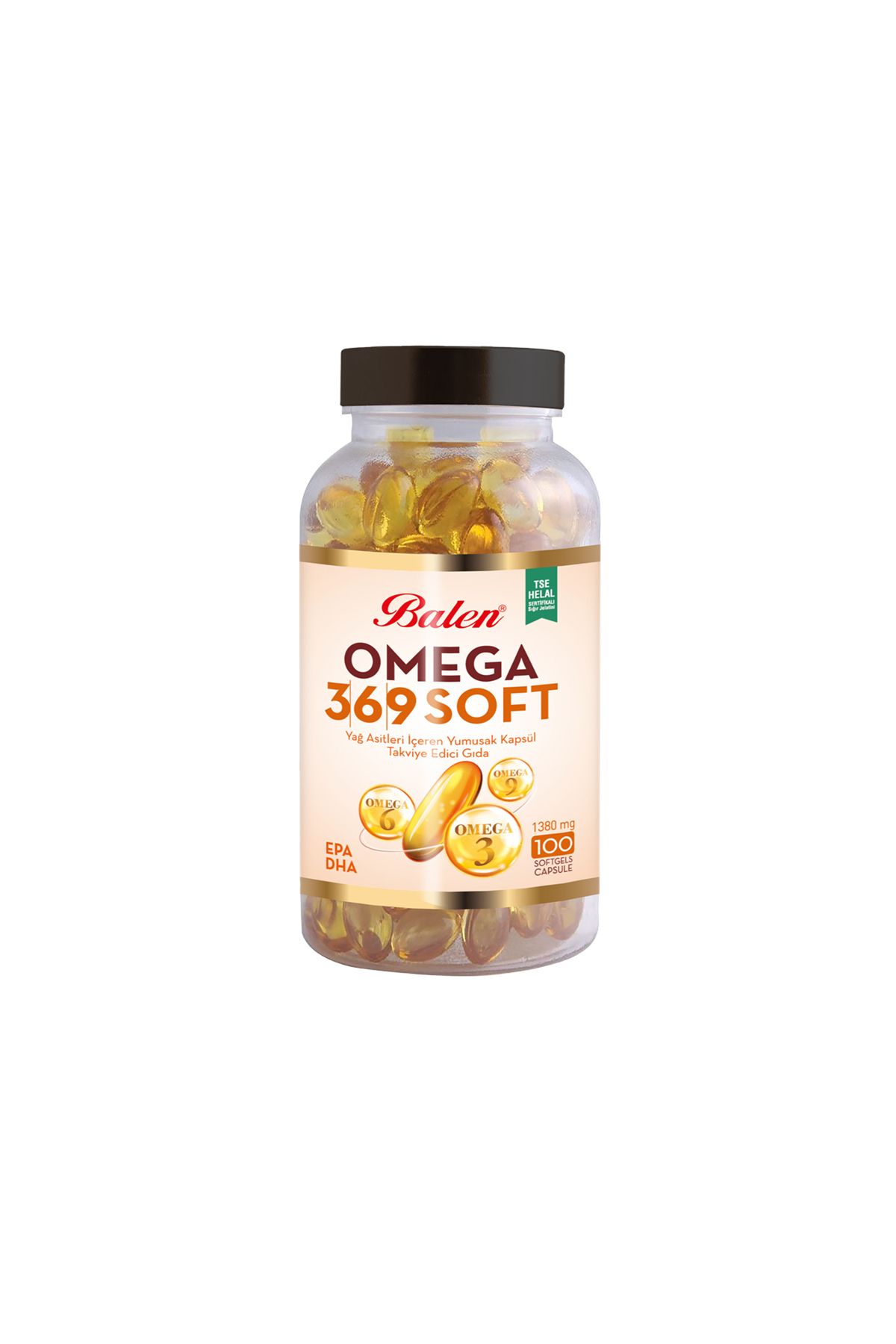 Balen Omega 3,6,9 Soft Yağ Asitleri Içeren Yumuşak Kapsül 1380 Mg*100 | Ve 570008