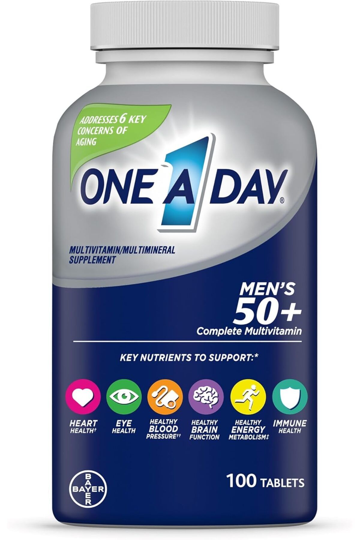 Bayer One A Day Men’s 50+ Multivitamin 100 Tablet