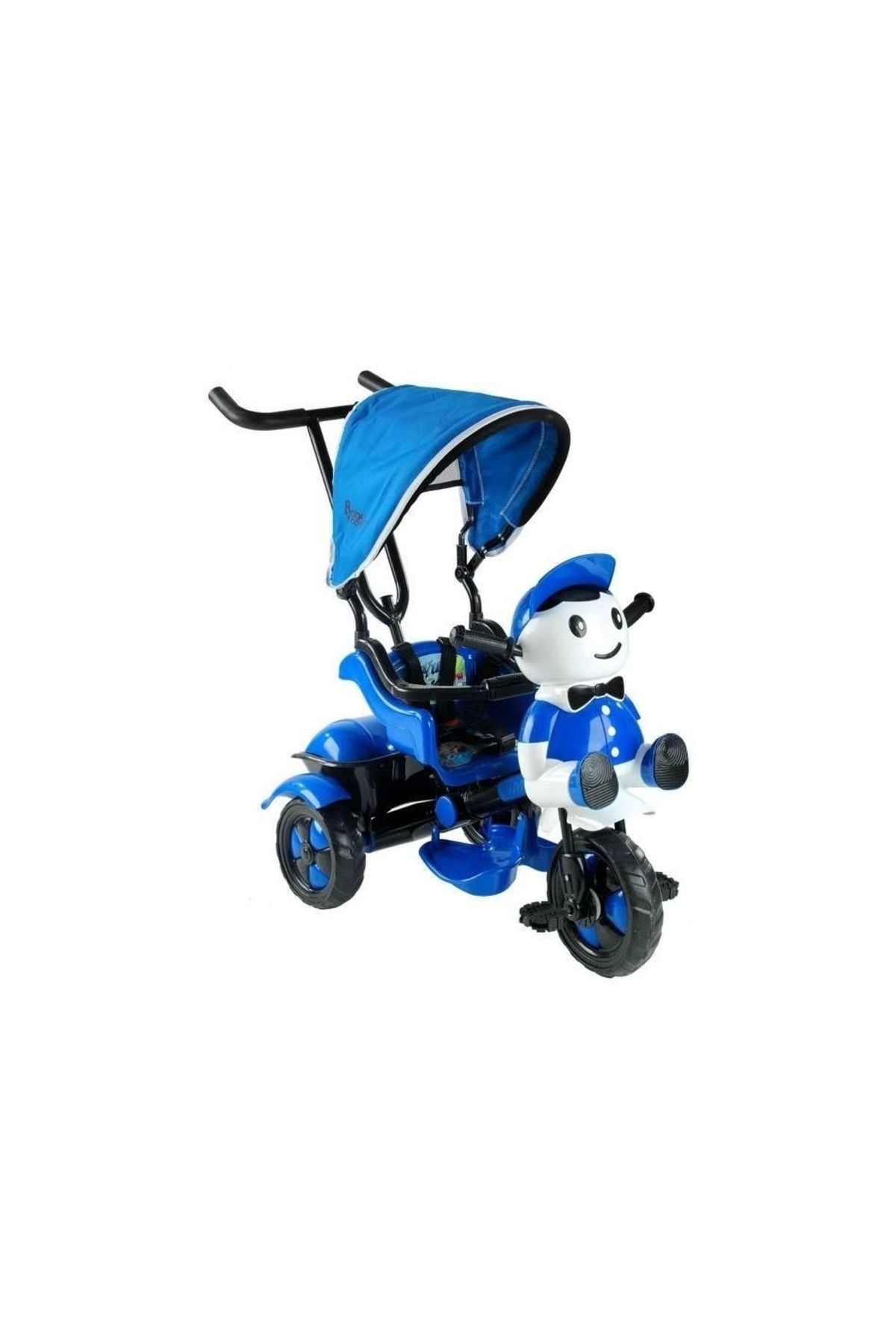 TWOX Çocuk Babyhope 125 Yupi Triycle 3 Tekerli Kontrollü Bisiklet Mavi