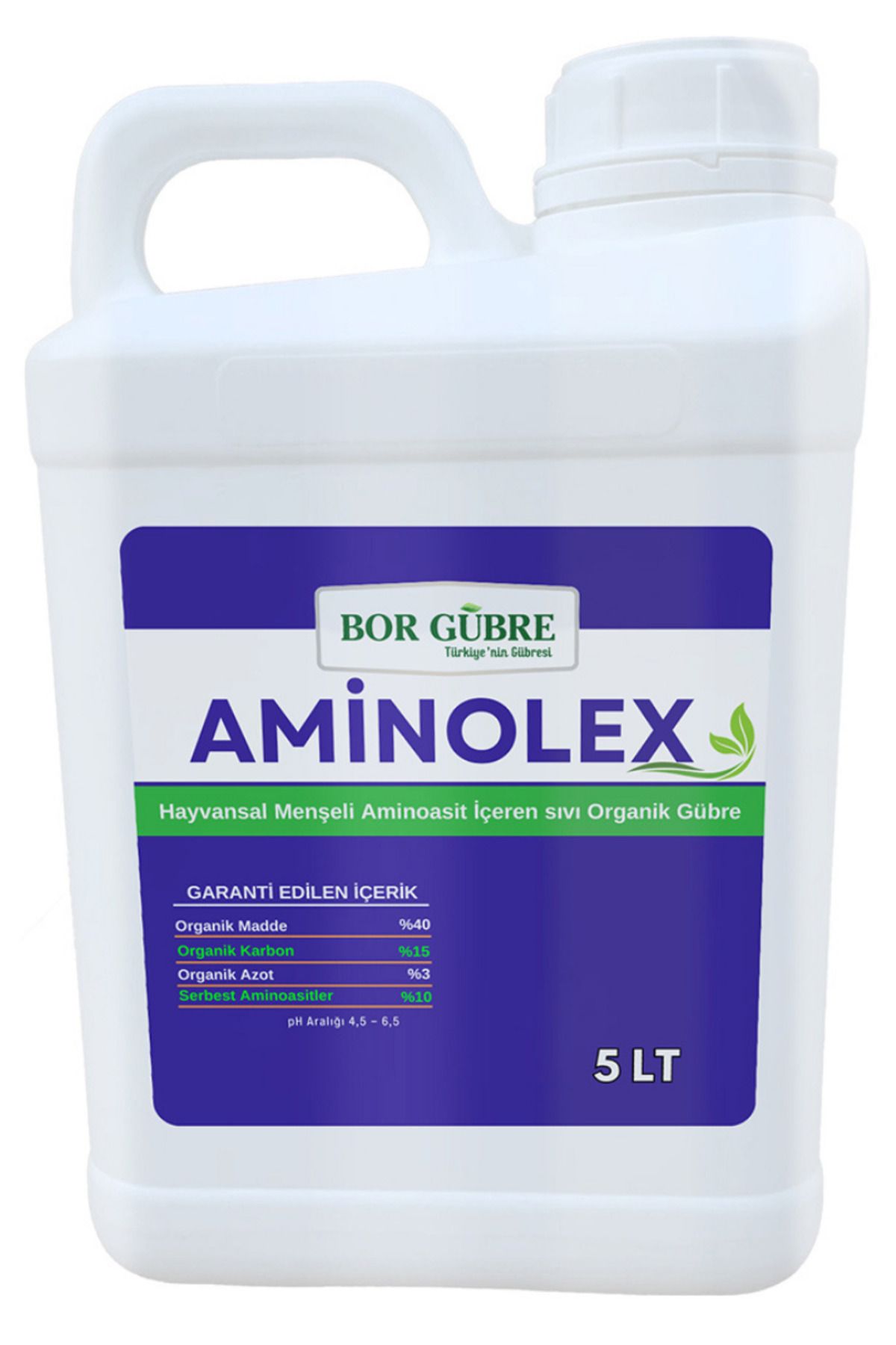 Bor Hayvansal Amino Asit Gübresi - Aminolex- 5lt (Fabrikadan Halka Üretim Zinciri Kampanyası)