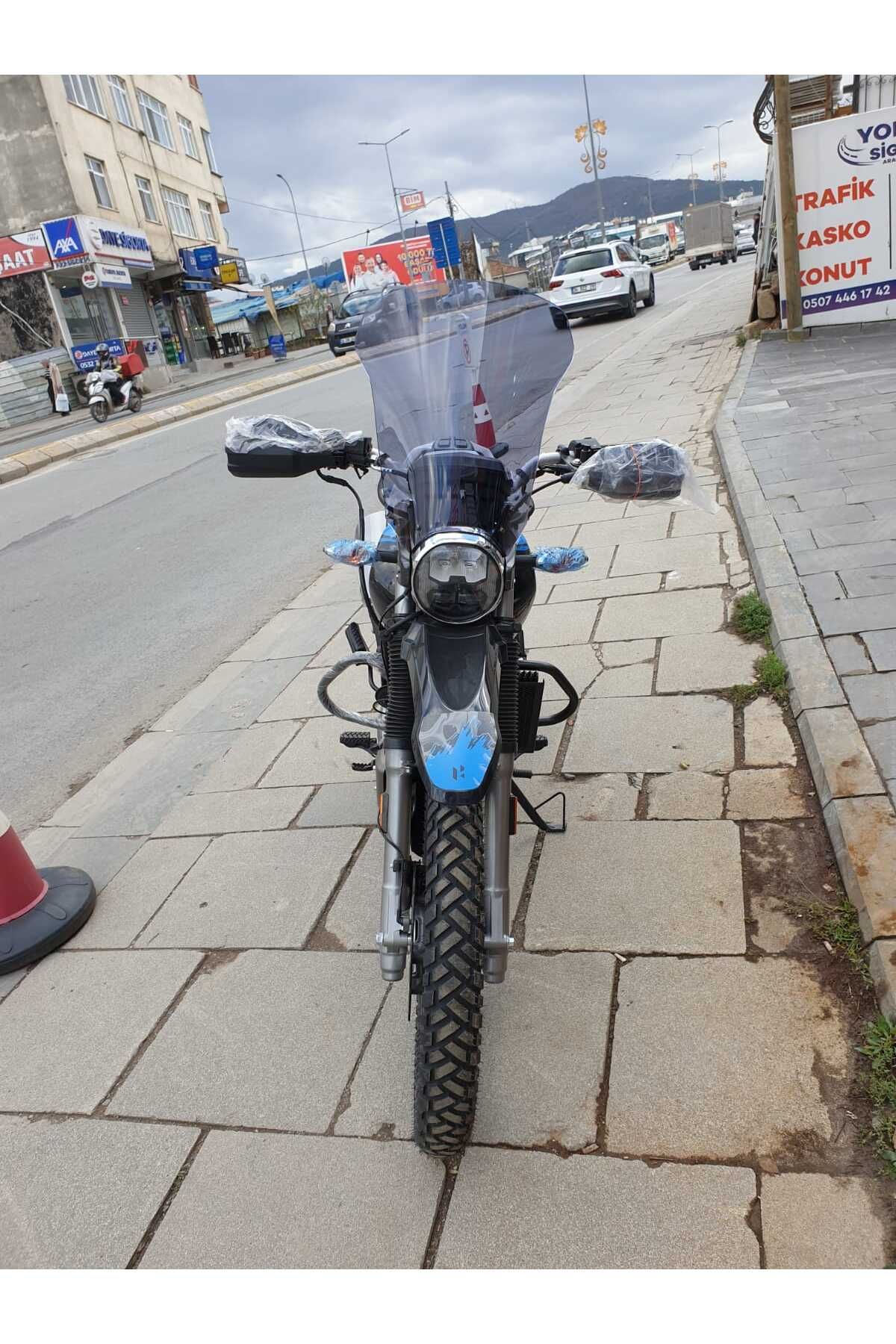 Hero X Pulse Siperlik Ön Cam 2020 2025 Model 46cm Füme Renkli 4mm