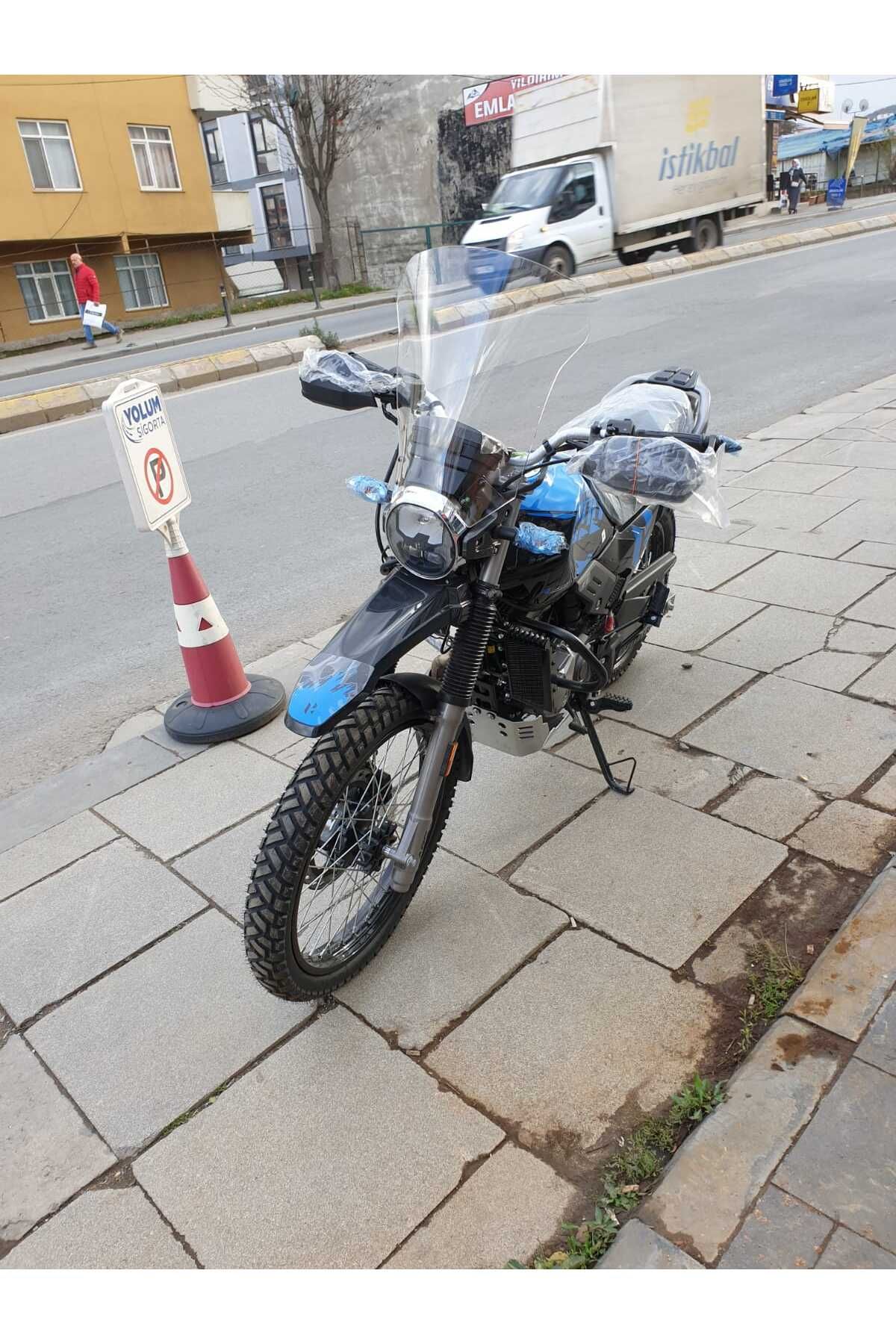 Hero X Pulse Siperlik Ön Cam 2020 2025 Model 46cm Şeffaf Renkli 4mm