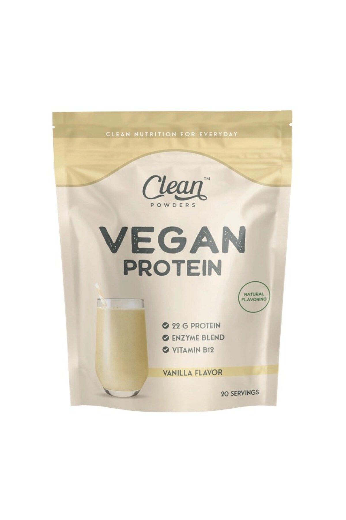 Clean Powders Vegan Protein 600 gr Vanilya