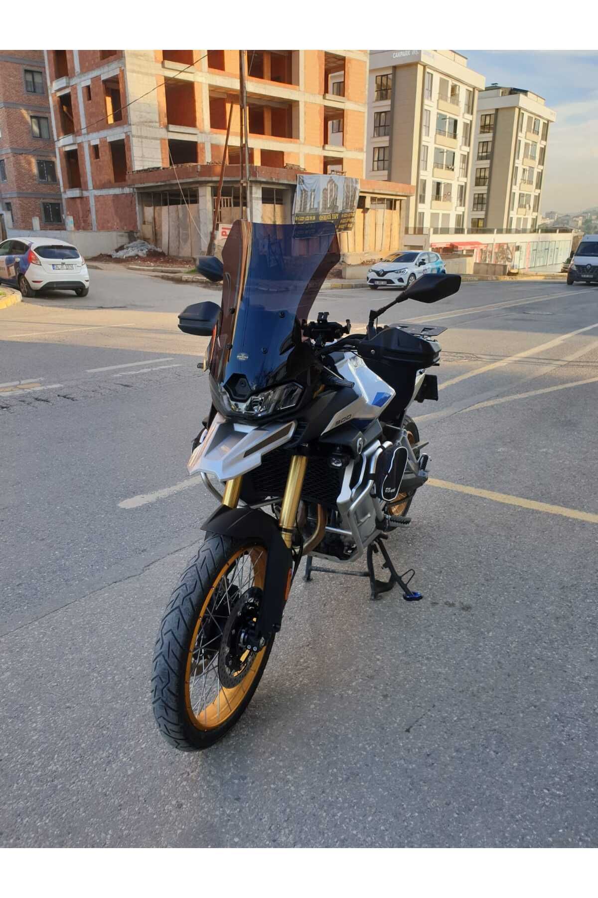 Voge DSX 900 Siperlik Ön Cam 2025 Model 53cm Siyah Renkli 4mm