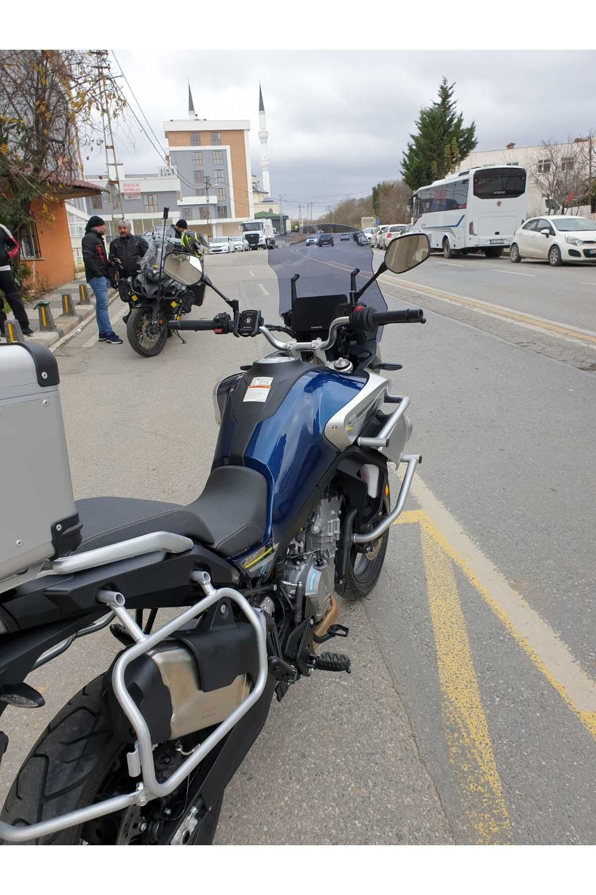 CF MOTO 800 MT Siperlik Ön Cam 2022-2025 Model 57cm Füme Renkli 4mm UZUN CAM