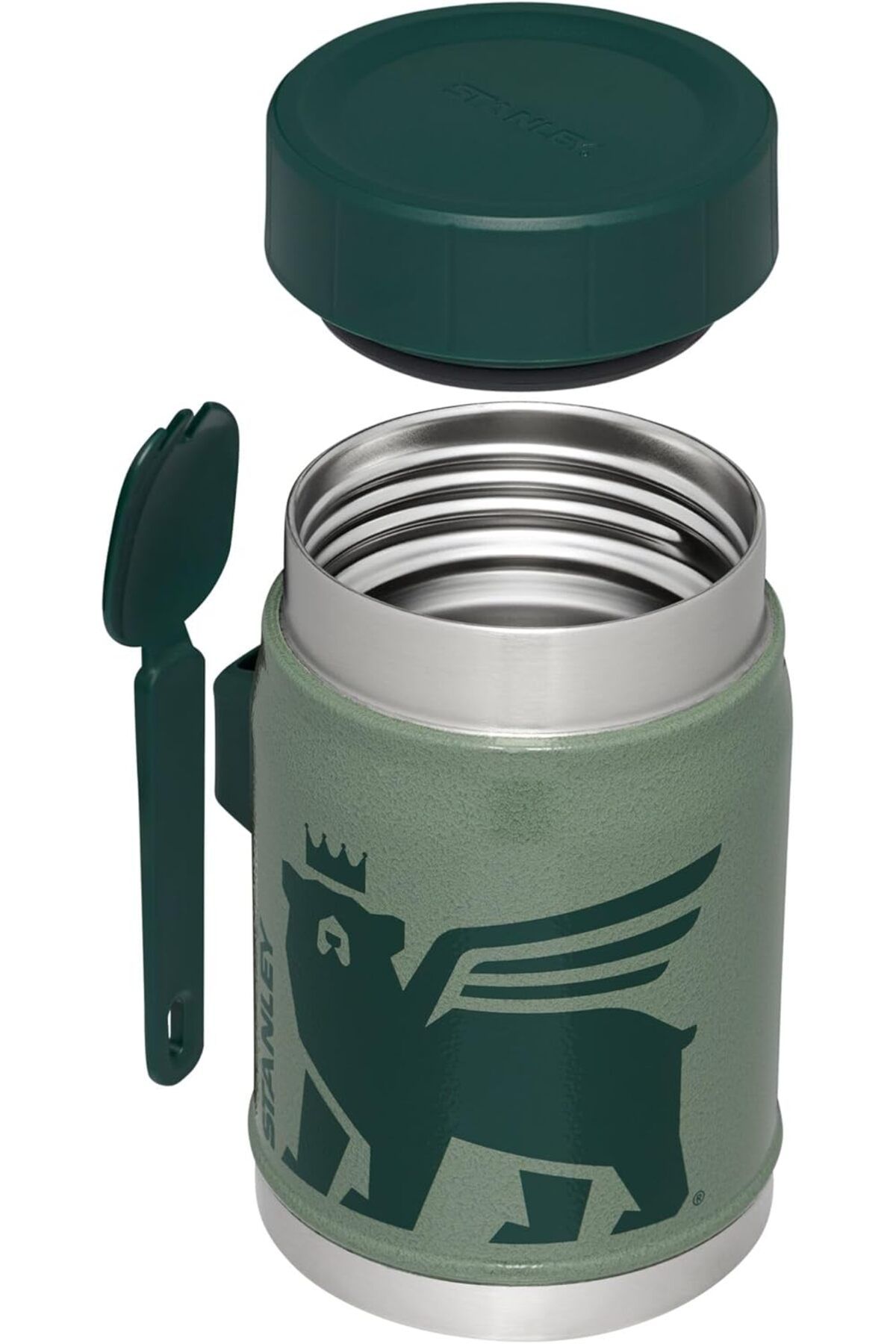 Stanley-The Wild Imagination Vacuum Children's Food Thermos 0.40 Lt - Green 2