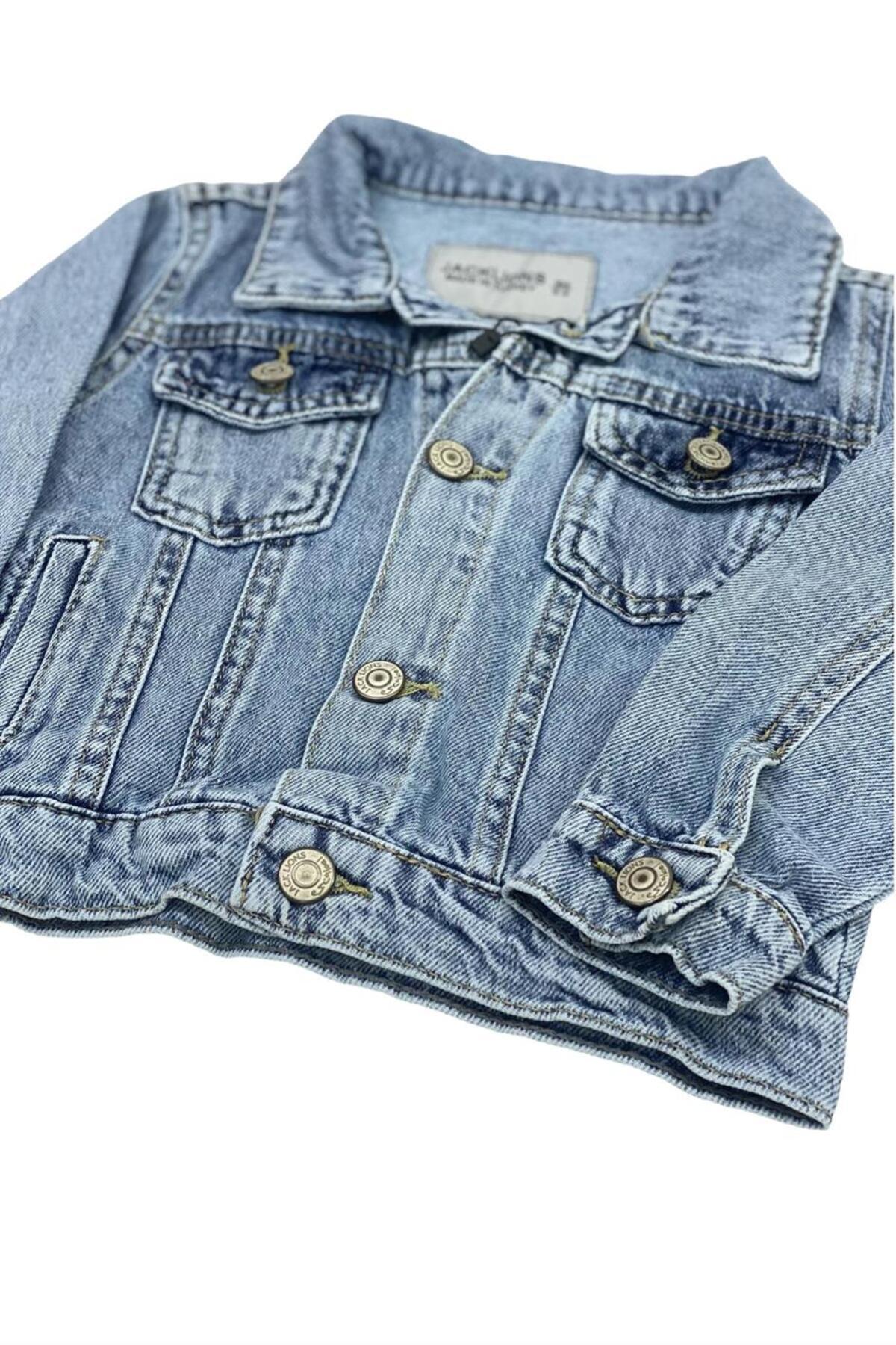 Jack Lions Mojo Erkek Bebek Denim Ceket 22248 Kot Mavi fotoğrafı 4 (önizleme)