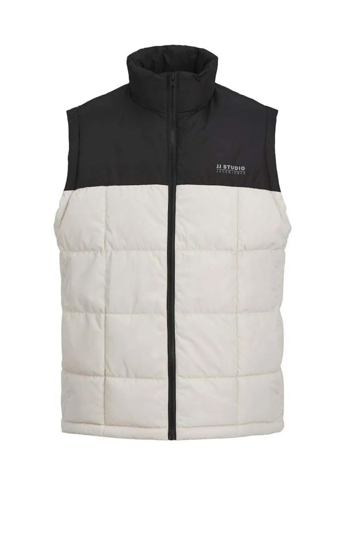 JACK & JONES Herren Steppjacke JJben Square Hood – Wasserabweisend, Mit Kapuze & Klettverschlüssen