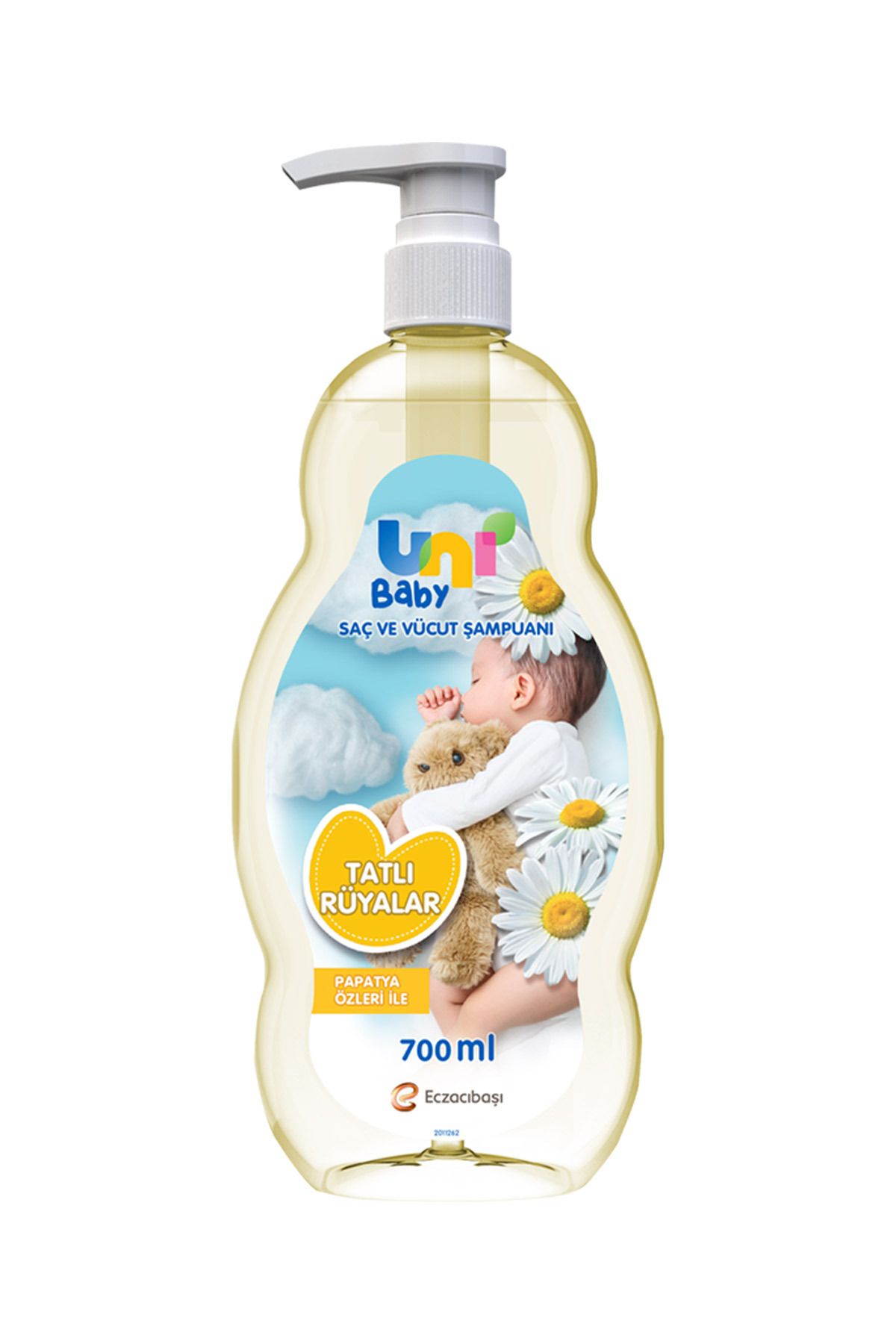 Uni Baby-Tatlı Rüyalar Şampuanı 700 ml X 3 Adet 2
