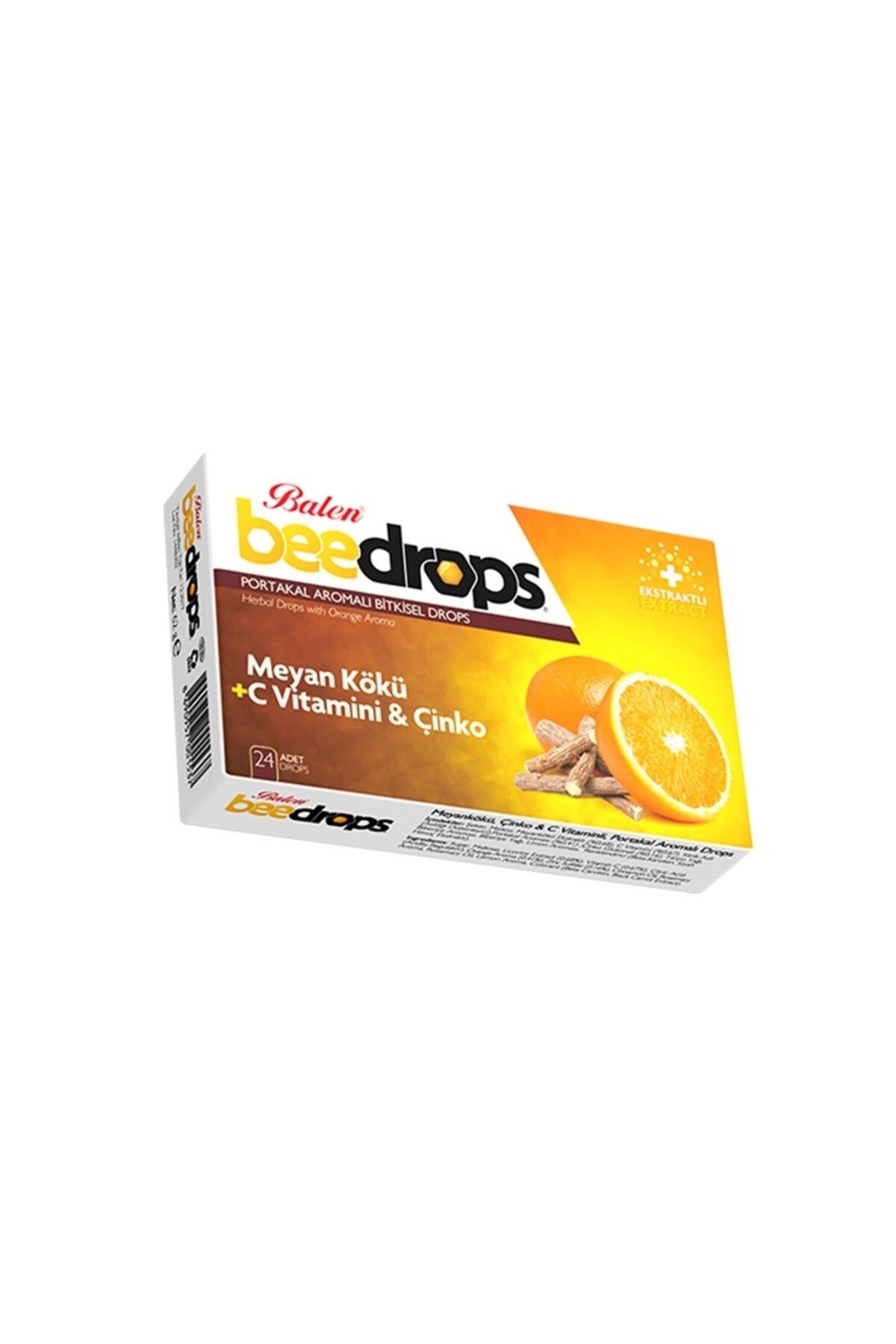 Balen Beedrops Meyan Kökü+C Vit.-Çinko Portakal Aromalı Drops 588132