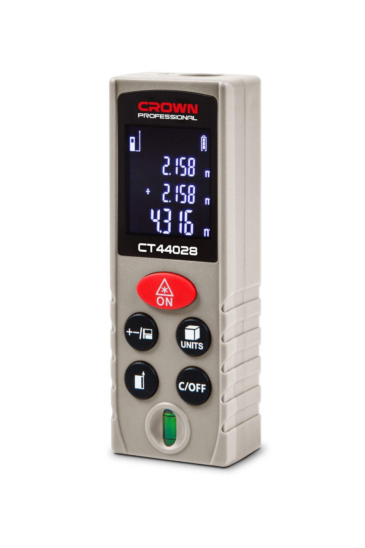 Crown Dijital Lazer Metre 40m Ct44028 | Yüksek Hassasiyetli Lazer Mesafe Ölçer