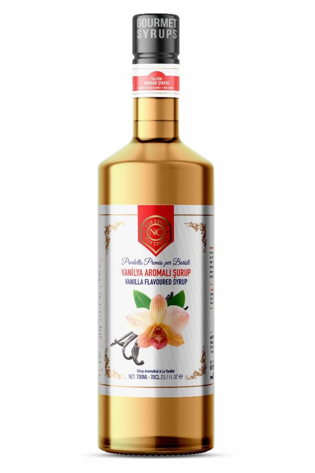 Nish Coffee Nish Vanilya Aromalı Şurup 700 ml - Cam Şişe