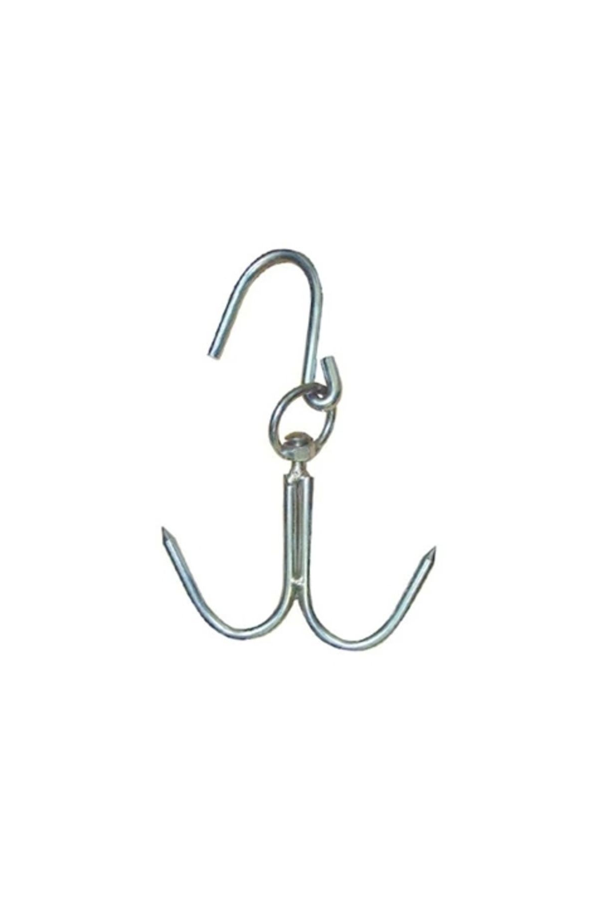 Skygo-8 mm Stainless Steel Butcher Meat Hook - Set of 2 Swivel - Hygienic - Tidy - Durable 1